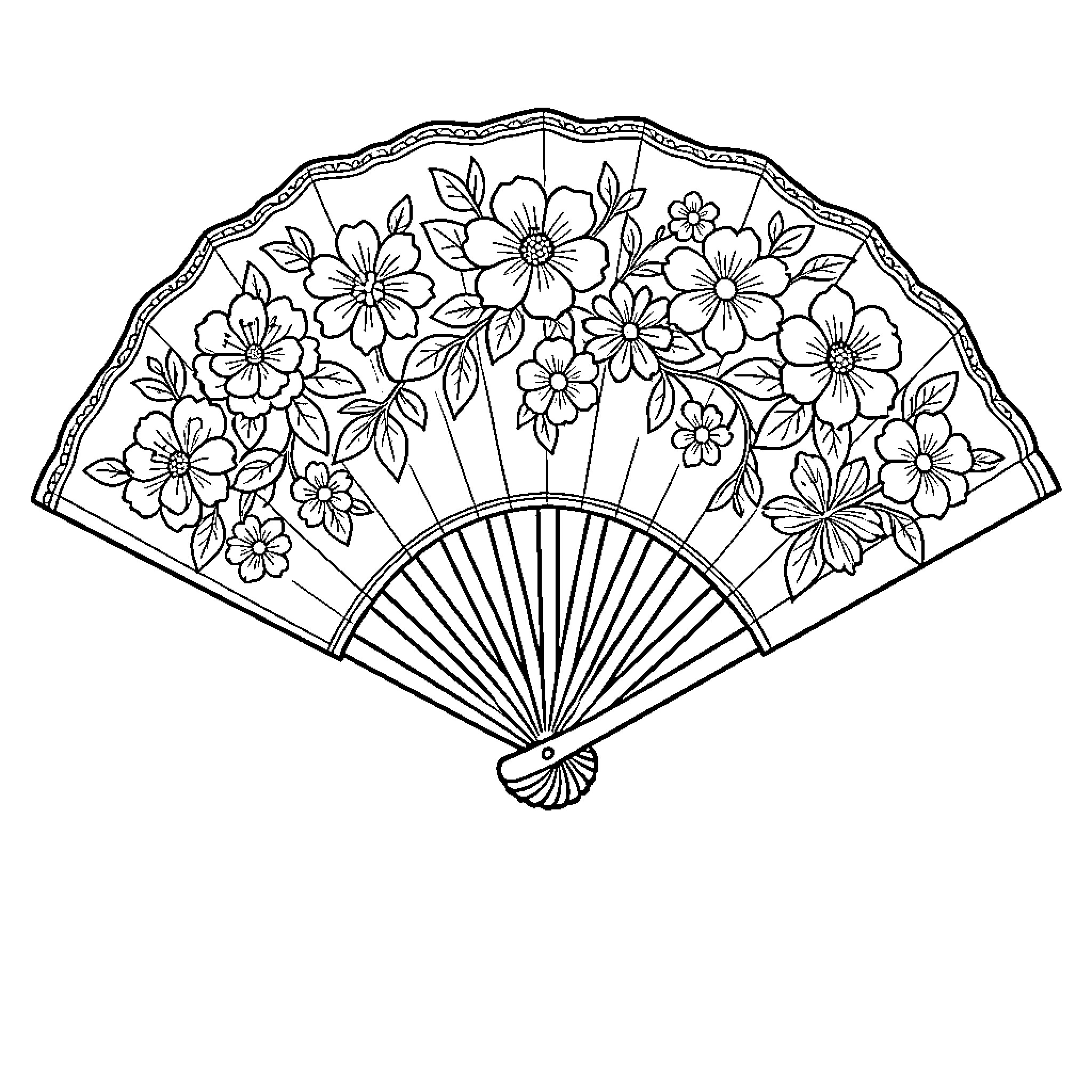 Best Fan Coloring Pages (Free Printable PDF)