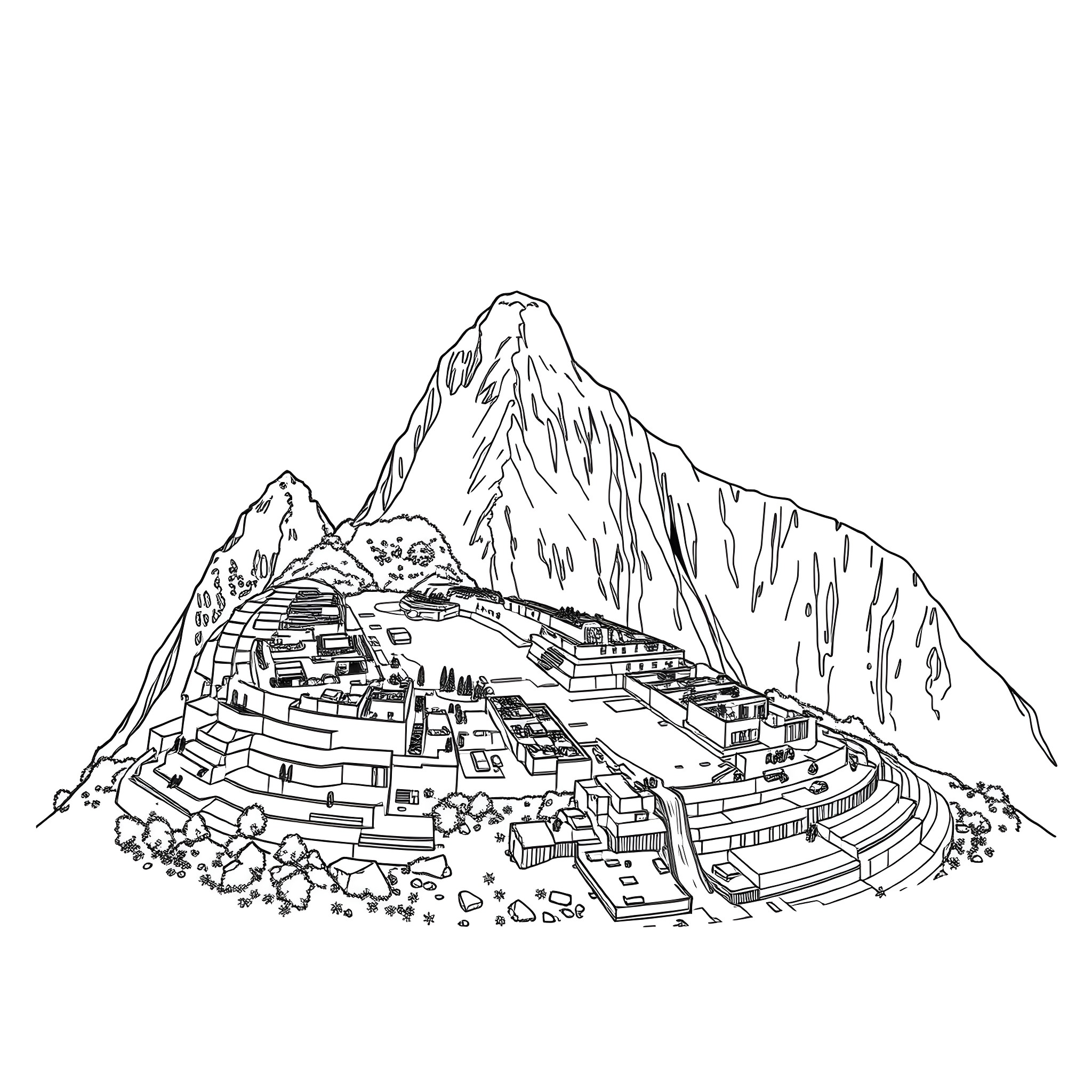 1 Best Machu Picchu Coloring Pages (Free Printable PDFs)