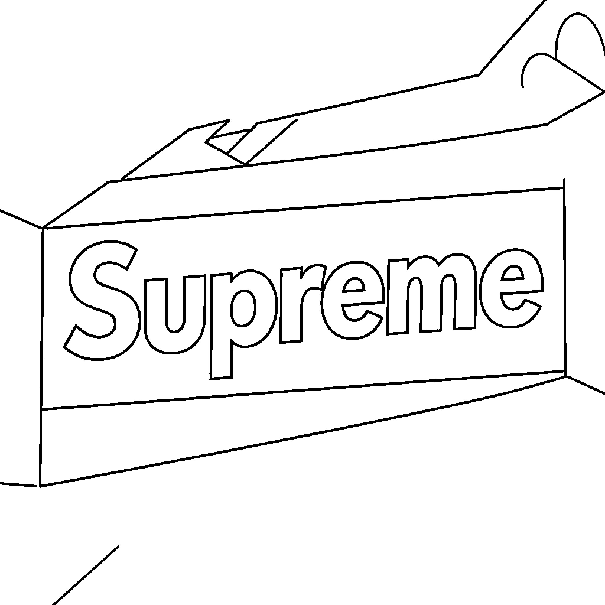 Supreme Movie Clapper Board Coloring Page (free black-and-white line drawing printable PDF for all, from beginners to advanced learners, including children, teens, adults, and seniors)