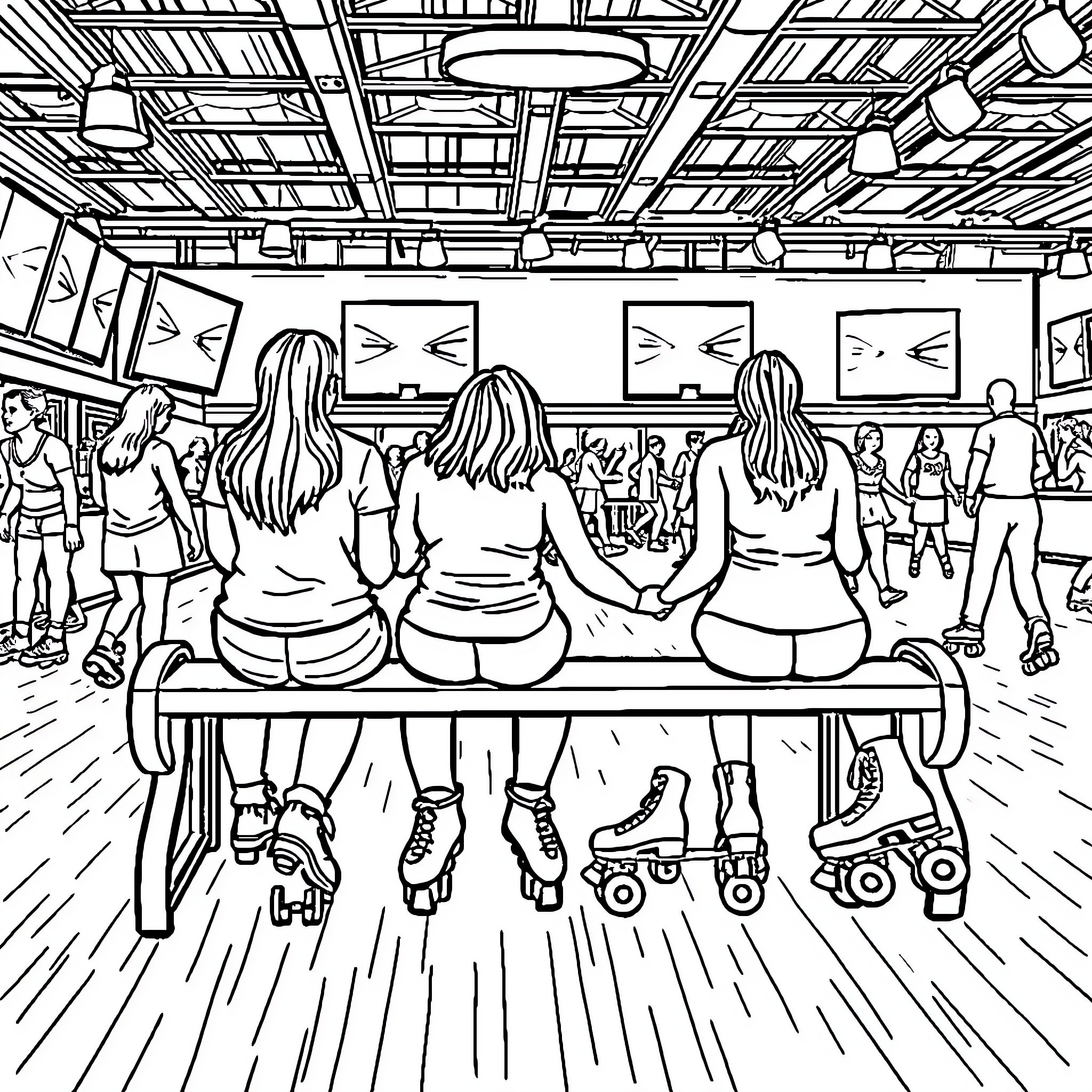 Best Roller Rink Coloring Pages (Free Printable PDF)