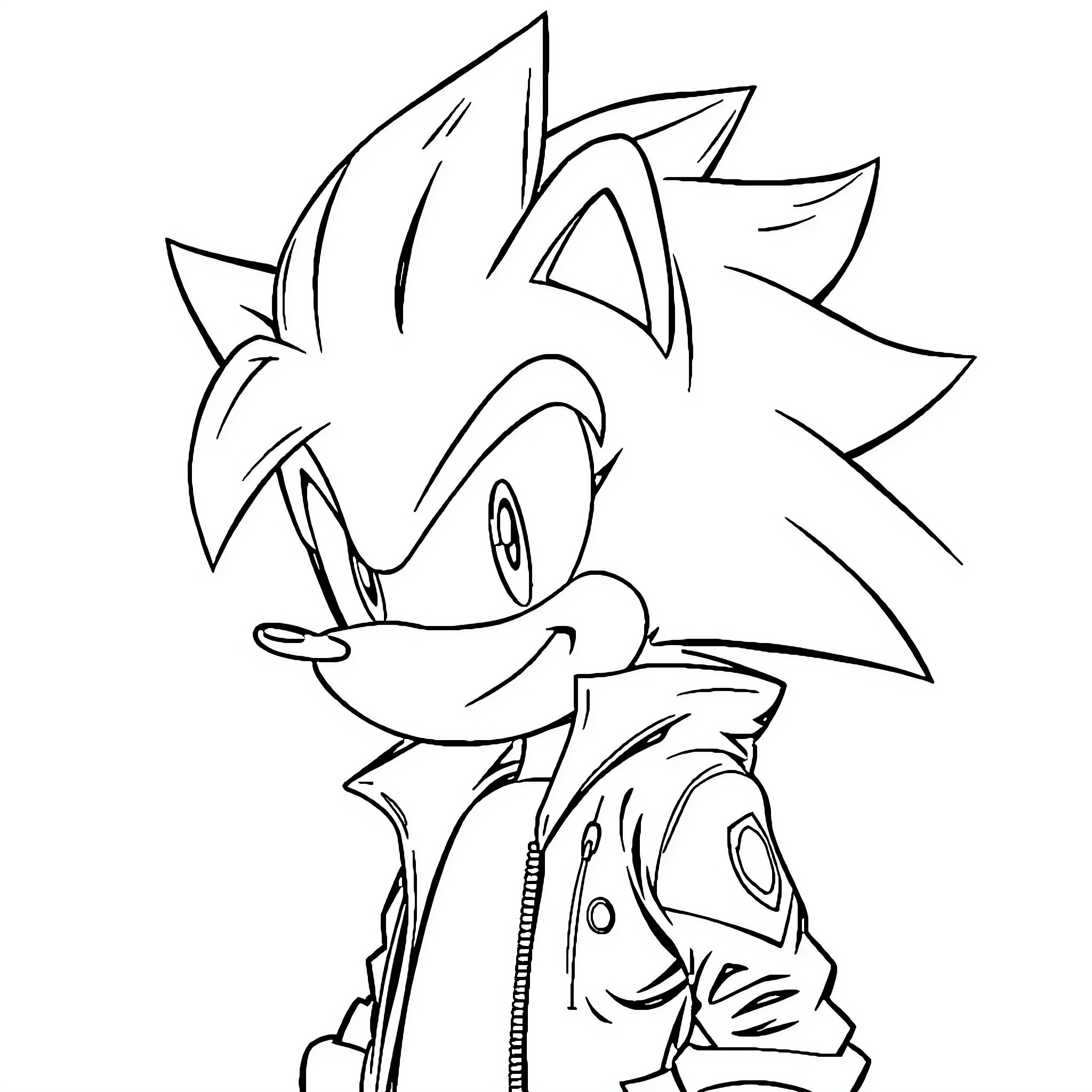 Scourge of Mischievous Hedgehog Delight Coloring Page (free black-and-white line drawing printable PDF for all, from beginners to advanced learners, including children, teens, adults, and seniors)