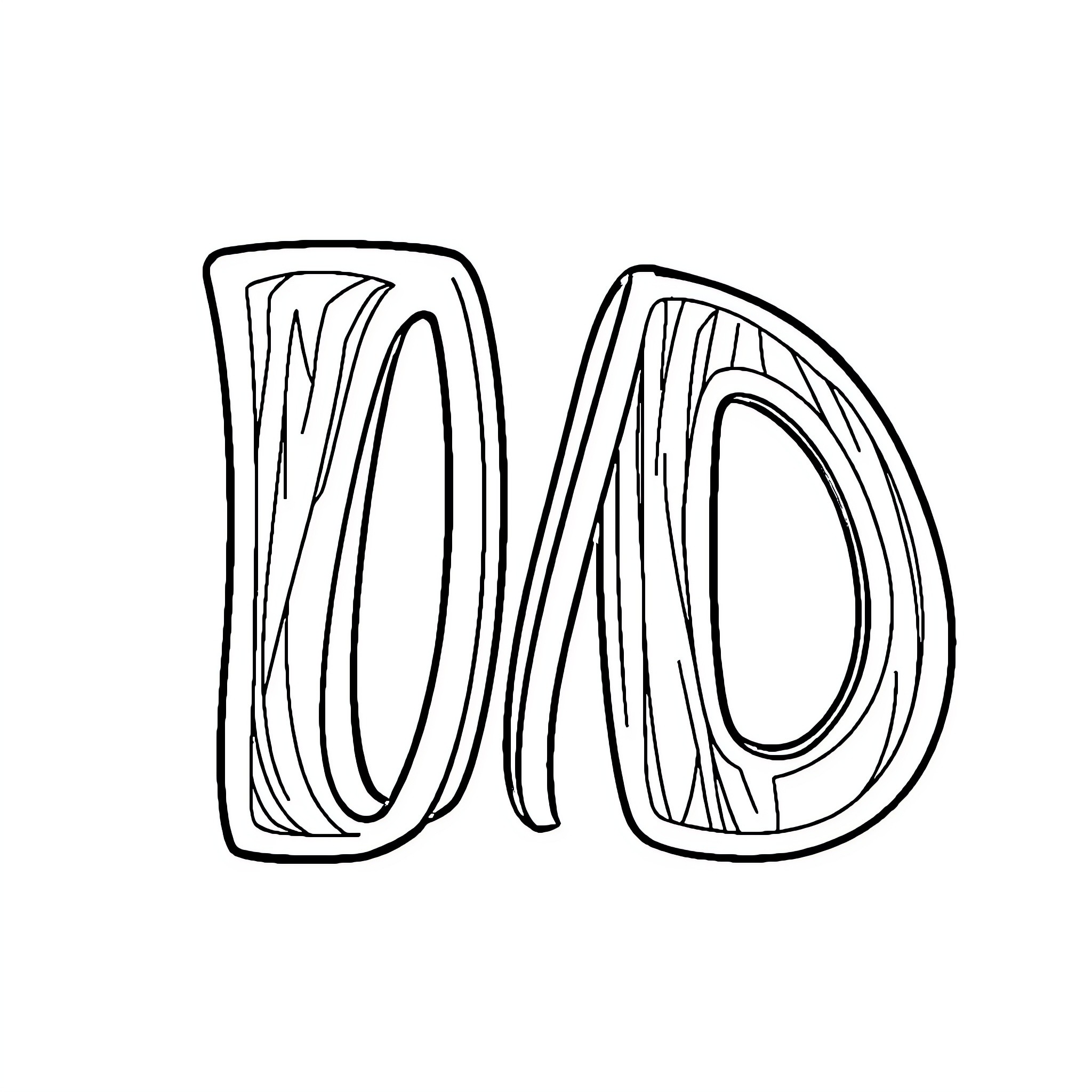 A Drawing of Artistic Shapes and Patterns Coloring Page (free black-and-white line drawing printable PDF for all, from beginners to advanced learners, including children, teens, adults, and seniors)