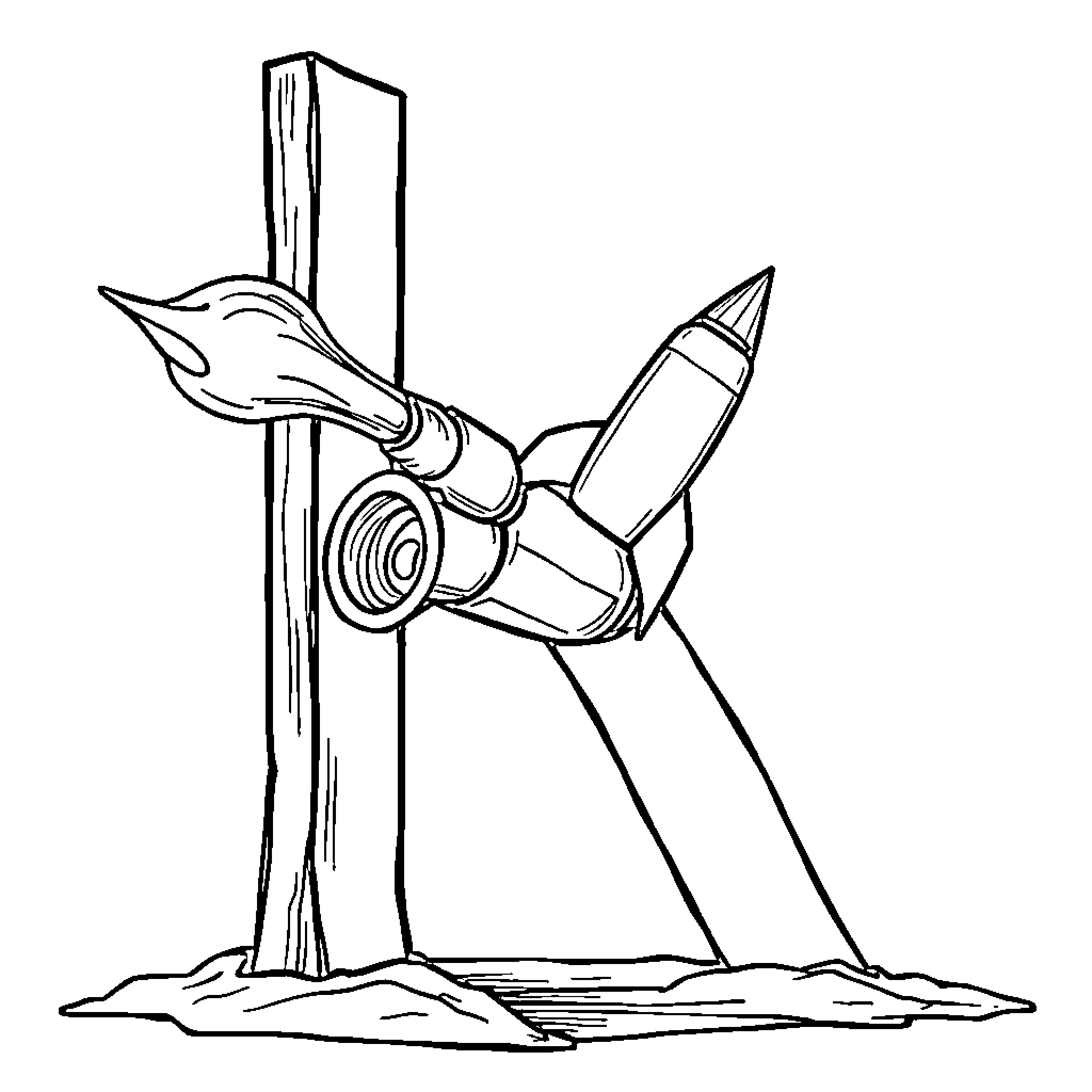 Letter Sent by Rocket from Cross Coloring Page (free black-and-white line drawing printable PDF for all, from beginners to advanced learners, including children, teens, adults, and seniors)