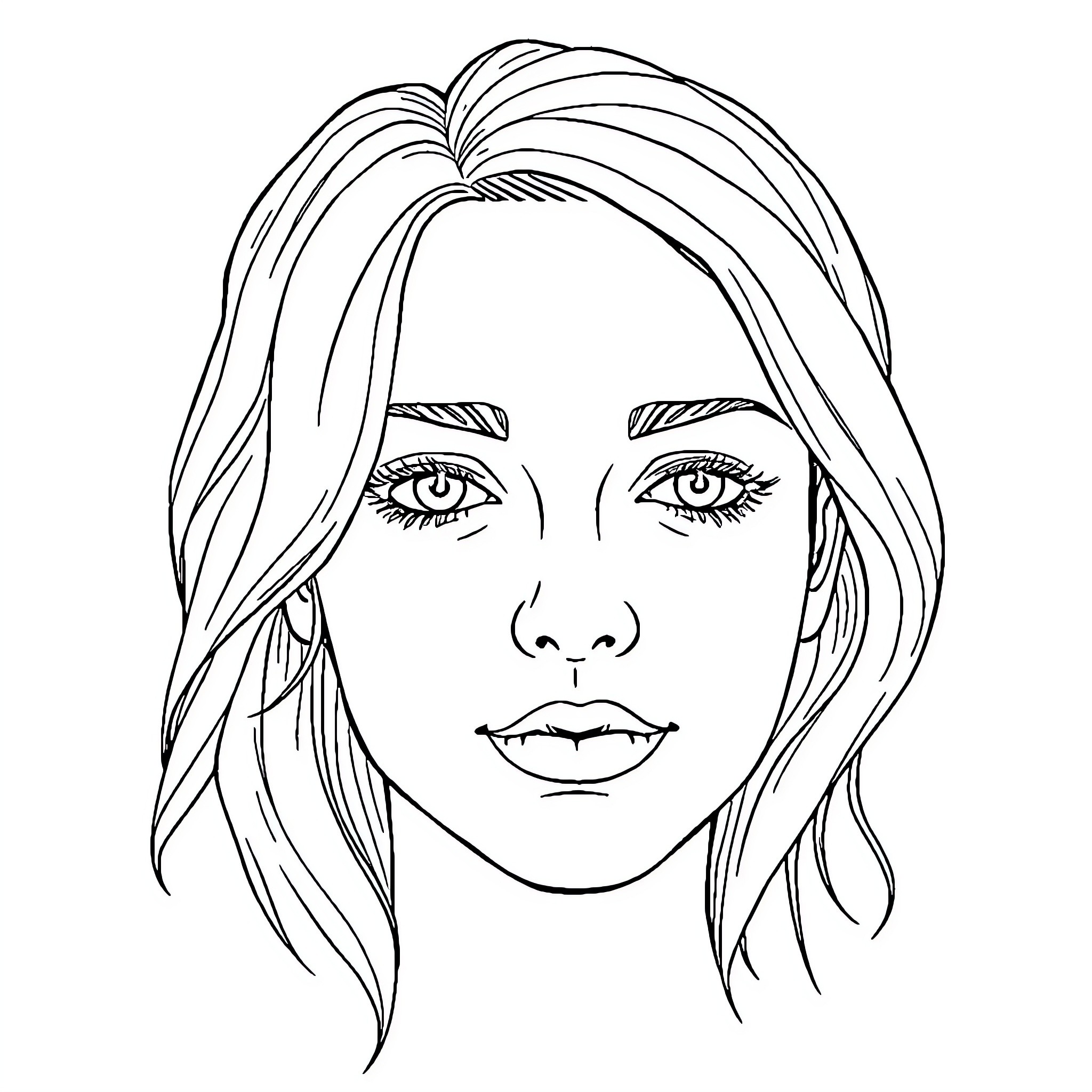 Sobriety in Striking Clarity Coloring Page (free black-and-white line drawing printable PDF for all, from beginners to advanced learners, including children, teens, adults, and seniors)
