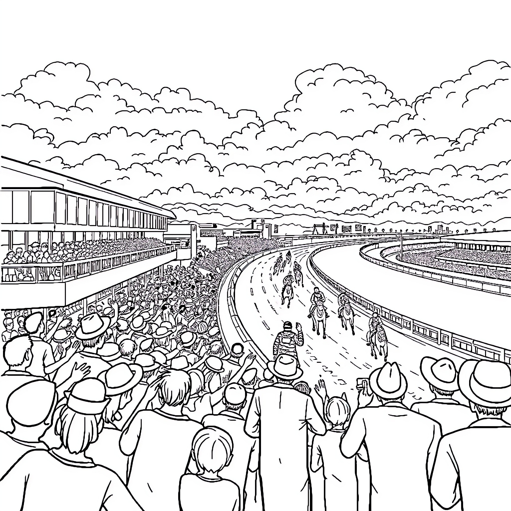 Best Racetrack Coloring Pages (Free Printable PDF)