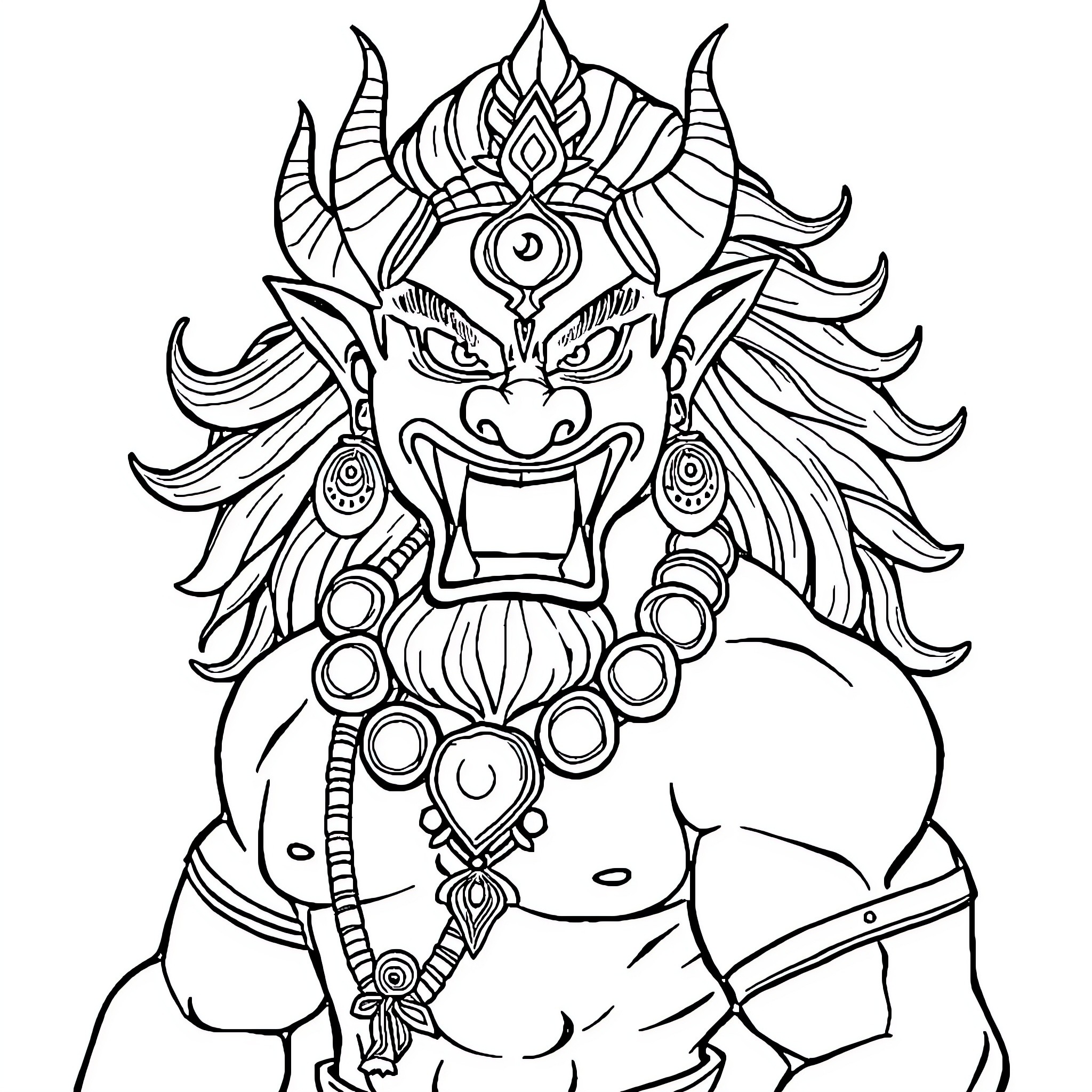 Best Bhairav Coloring Pages (Free Printable PDF)