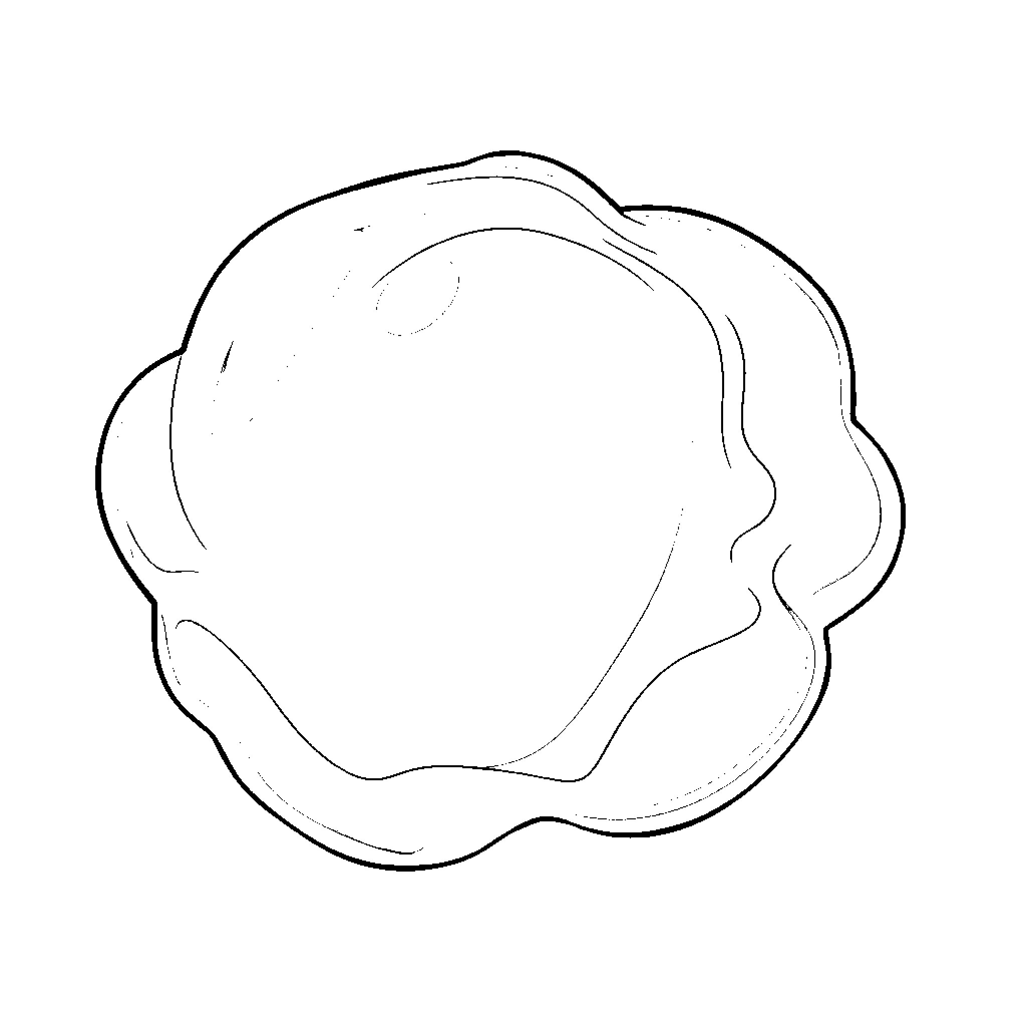 Blob floating effortlessly in space Coloring Page (free black-and-white line drawing printable PDF for all, from beginners to advanced learners, including children, teens, adults, and seniors)