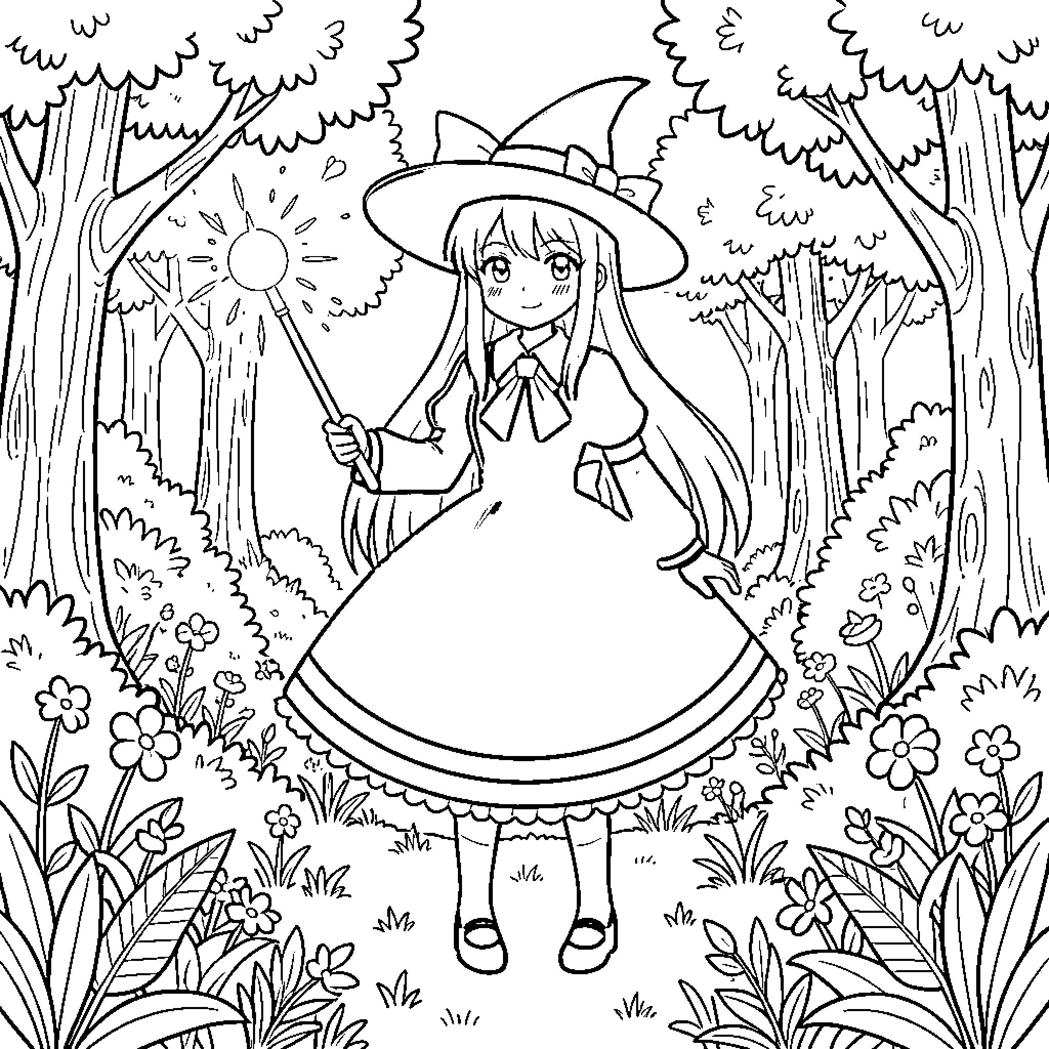 Best Marisa Kirisame Coloring Pages (Free Printable PDF)
