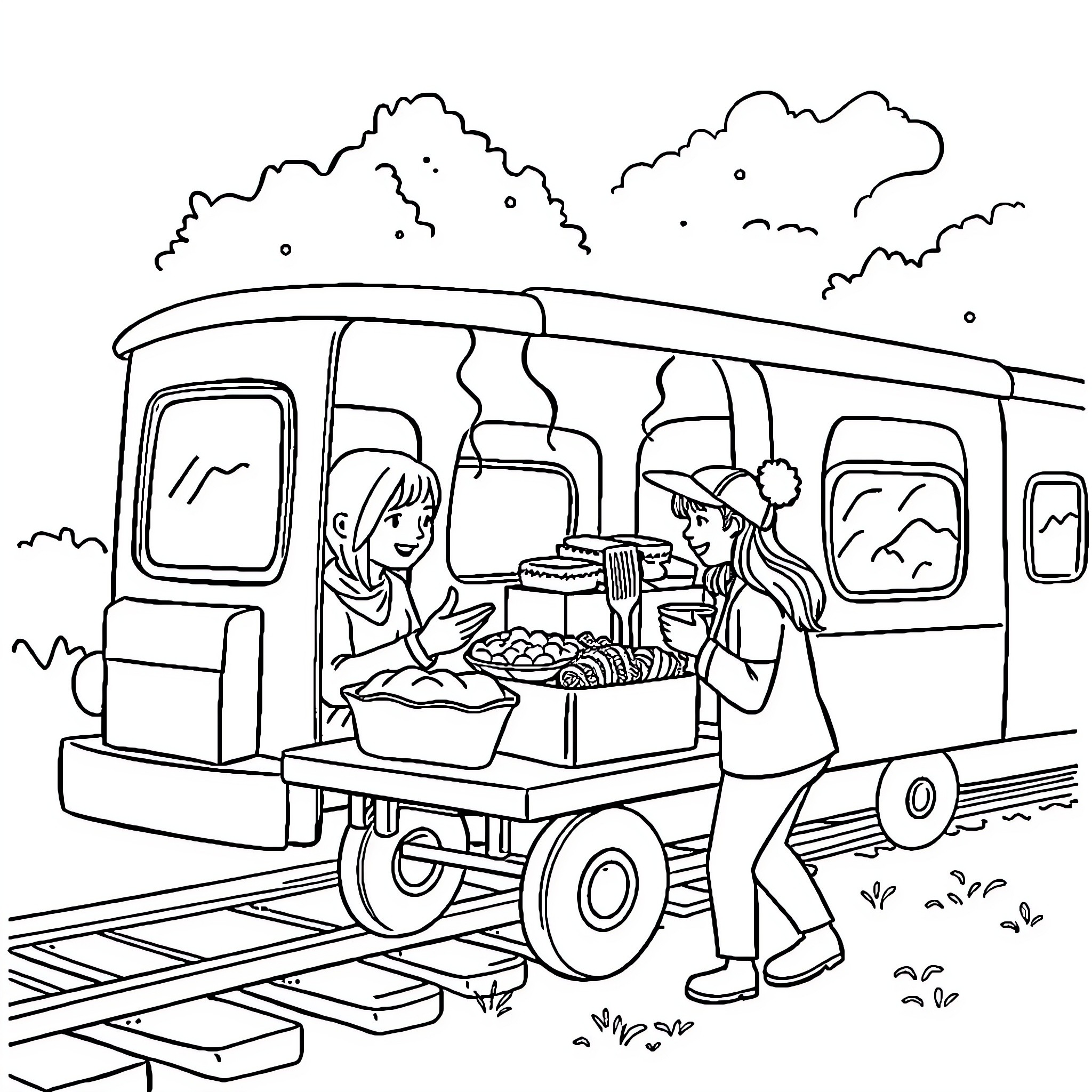 1 Best Meal Train Coloring Pages (Free Printable PDFs)