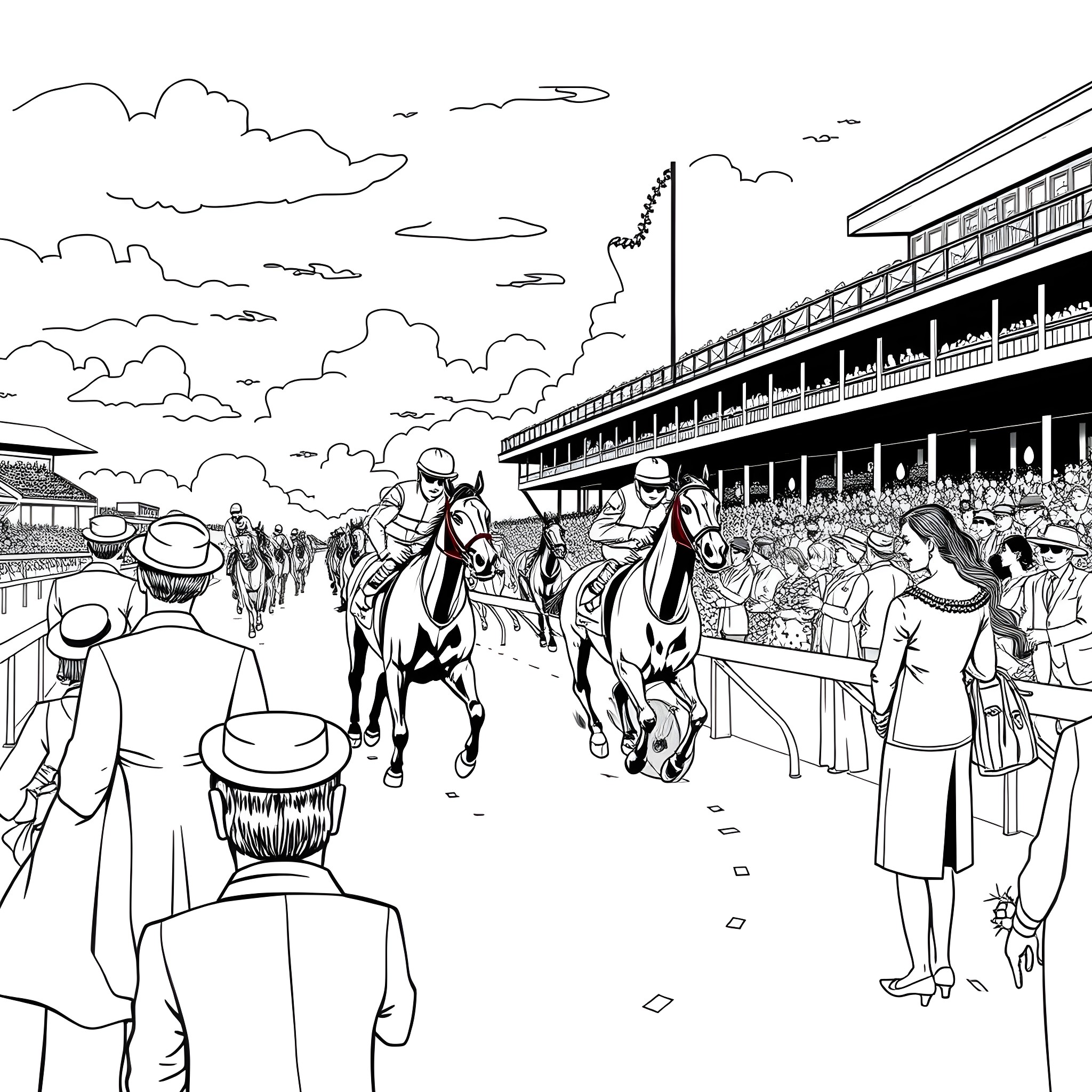 4 Best Kentucky Derby Coloring - 500553c18f808115