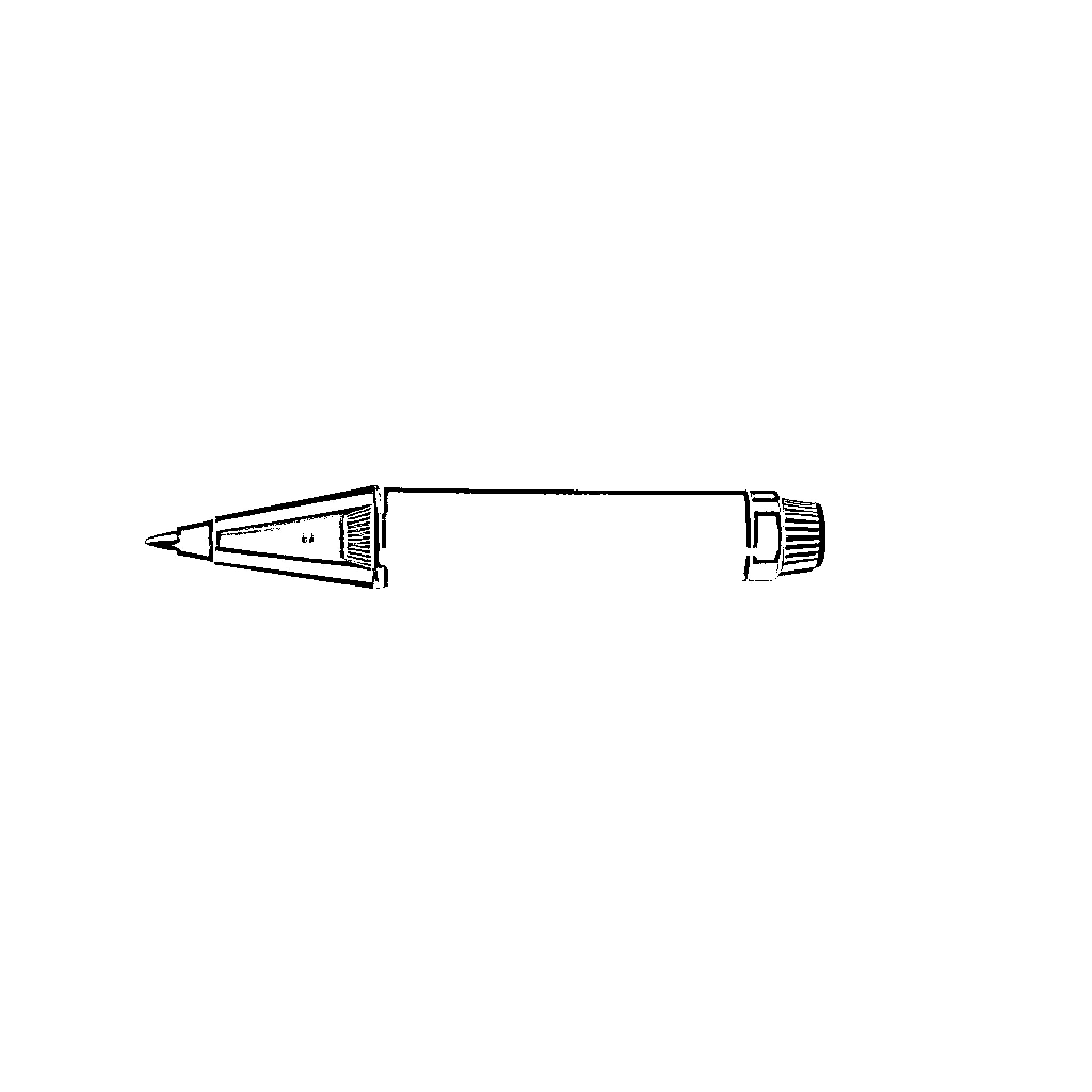 Oral Pen showing writing instrument Coloring Page (free black-and-white line drawing printable PDF for all, from beginners to advanced learners, including children, teens, adults, and seniors)