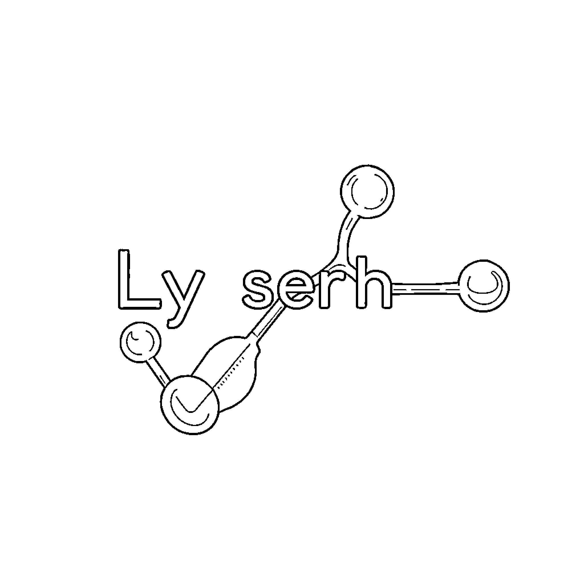 Lyserg wielding a stylized wrench Coloring Page (free black-and-white line drawing printable PDF for all, from beginners to advanced learners, including children, teens, adults, and seniors)