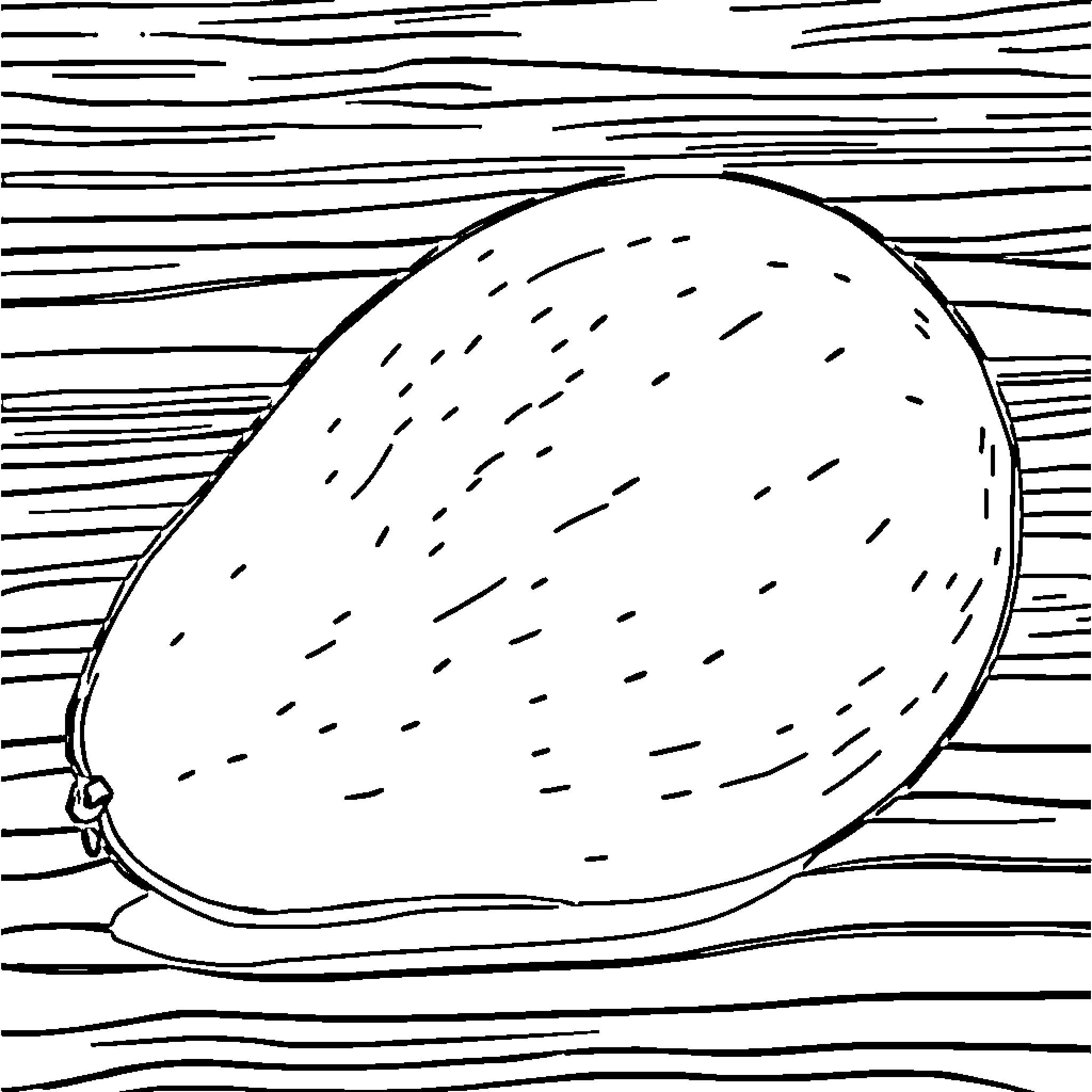 Avocado on abstract striped background Coloring Page (free black-and-white line drawing printable PDF for all, from beginners to advanced learners, including children, teens, adults, and seniors)