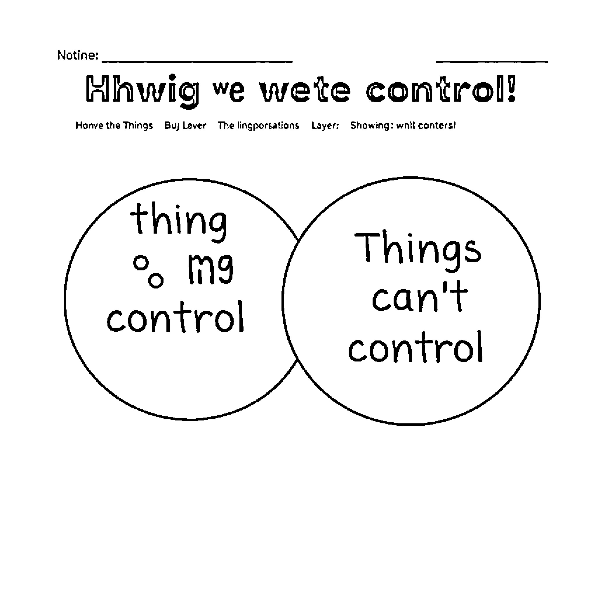 Control of Things Within and Beyond Coloring Page (free black-and-white line drawing printable PDF for all, from beginners to advanced learners, including children, teens, adults, and seniors)