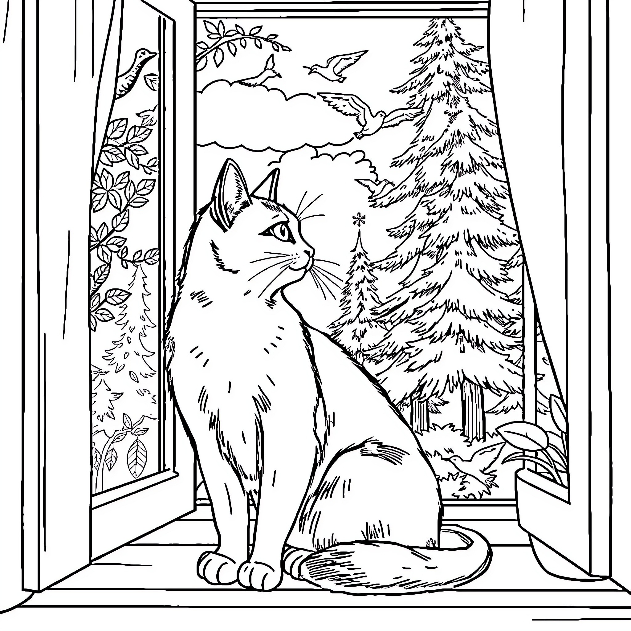 Best Tuxedo Cat Coloring Pages (Free Printable PDF)