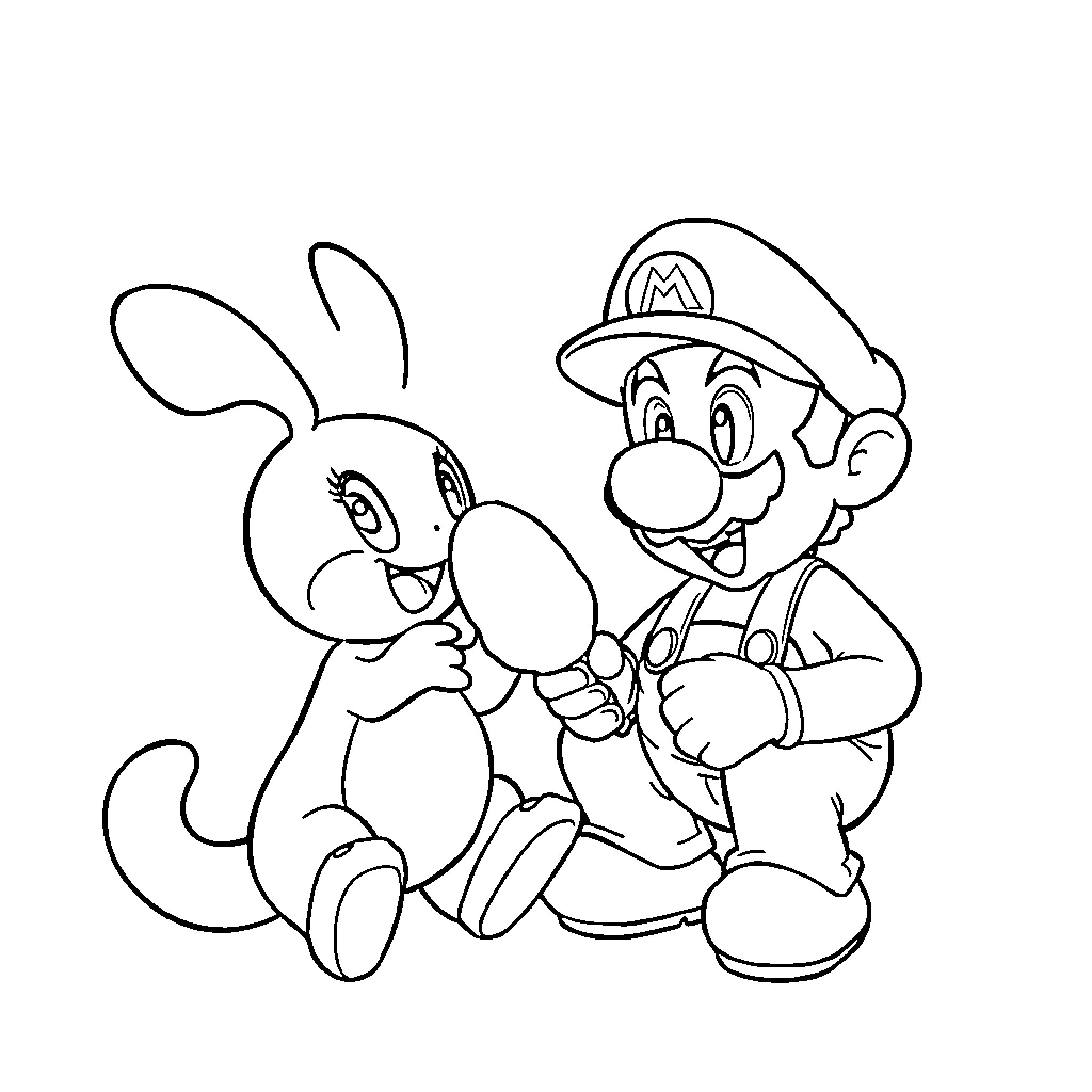 Papatrouille characters sharing a snack together Coloring Page (free black-and-white line drawing printable PDF for all, from beginners to advanced learners, including children, teens, adults, and seniors)