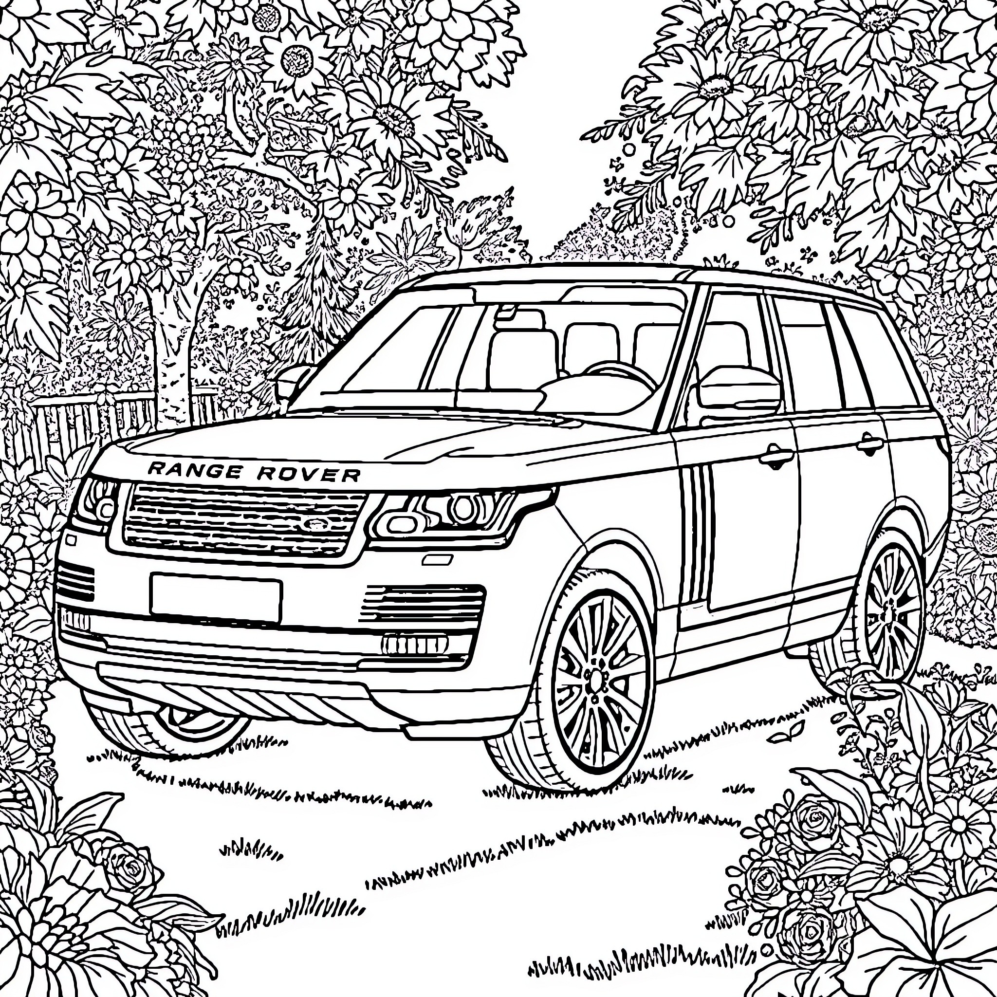 17 Best Range Rover Coloring Pages (Free Printable PDFs)