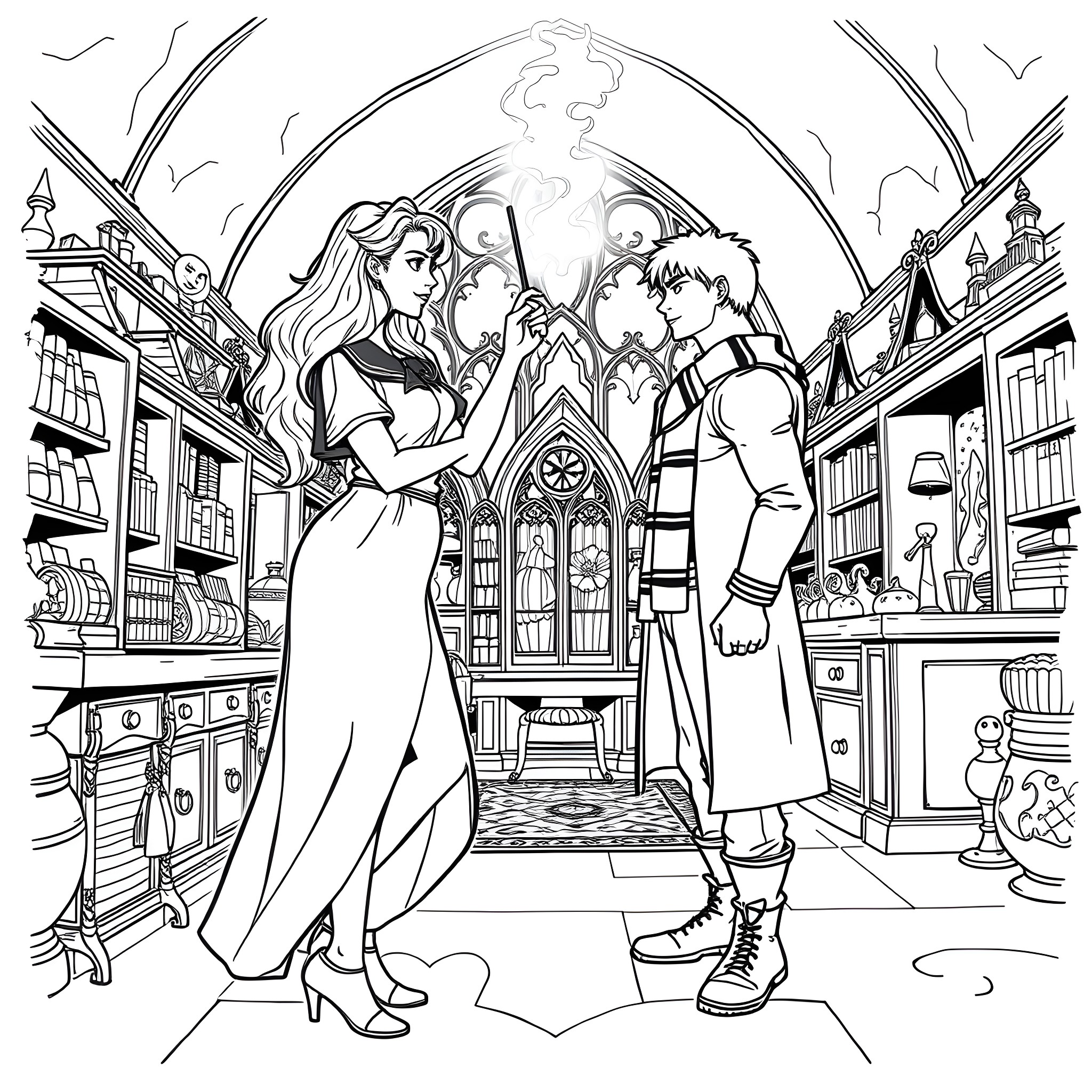 408 Best Harry Potter Coloring Pages (Free Printable PDFs)