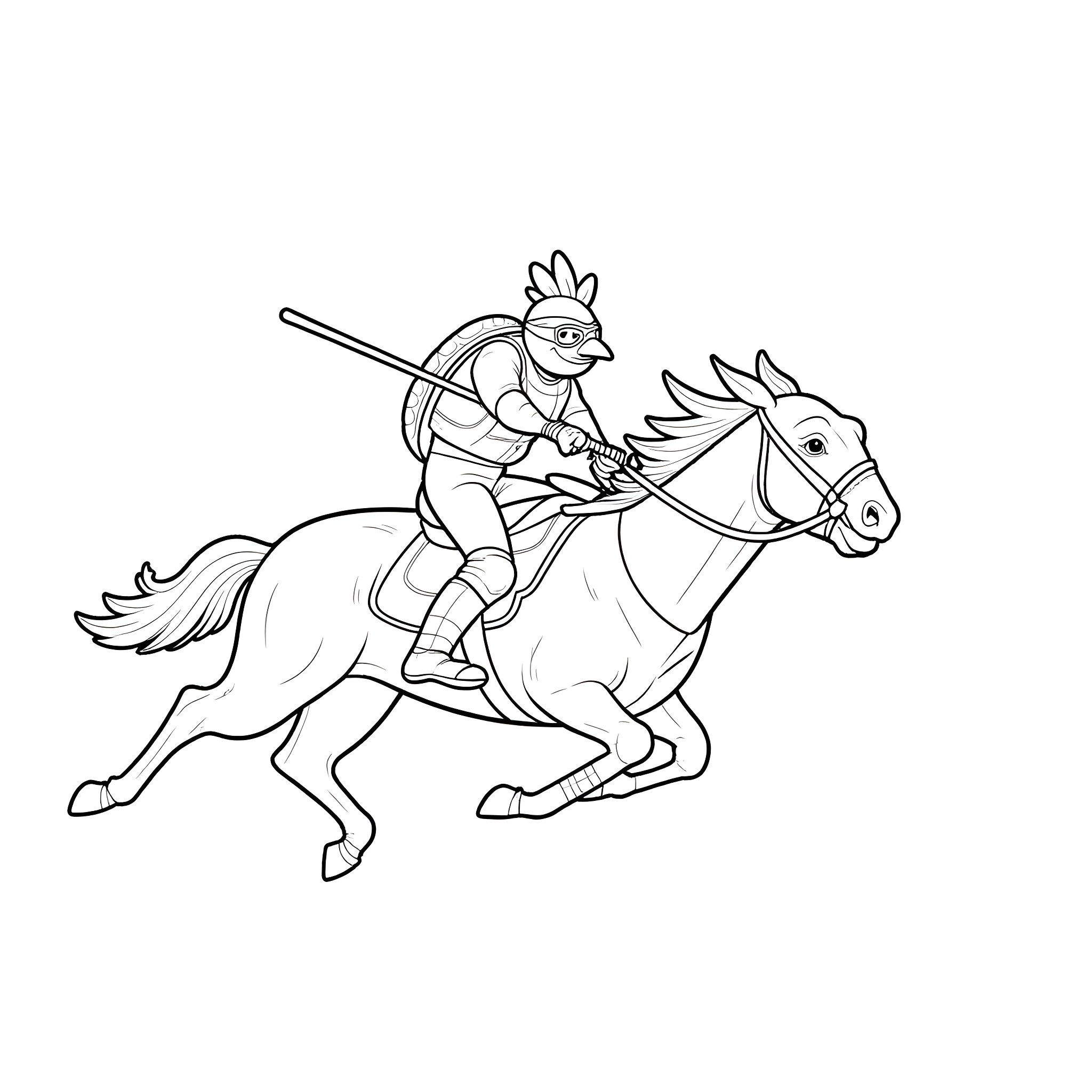 31 Best Chicken Jockey Coloring Pages (Free Printable PDFs)