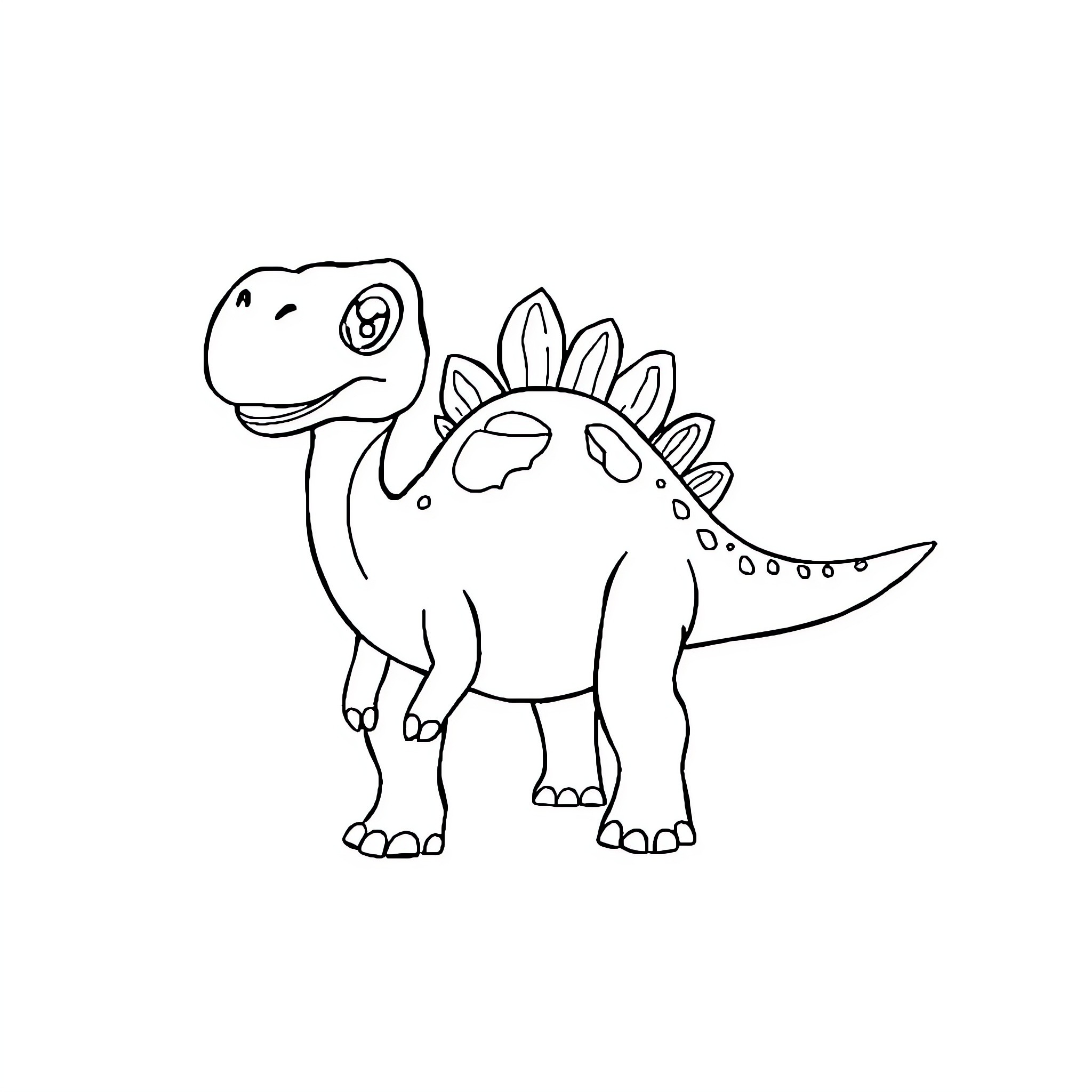 Donosaurus exploring the prehistoric world Coloring Page (free black-and-white line drawing printable PDF for all, from beginners to advanced learners, including children, teens, adults, and seniors)