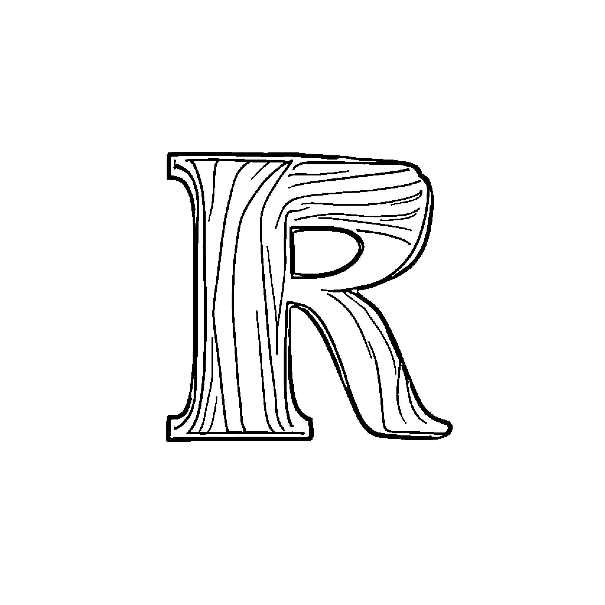 Regal Runic Illustration Coloring Page (free black-and-white line drawing printable PDF for all, from beginners to advanced learners, including children, teens, adults, and seniors)