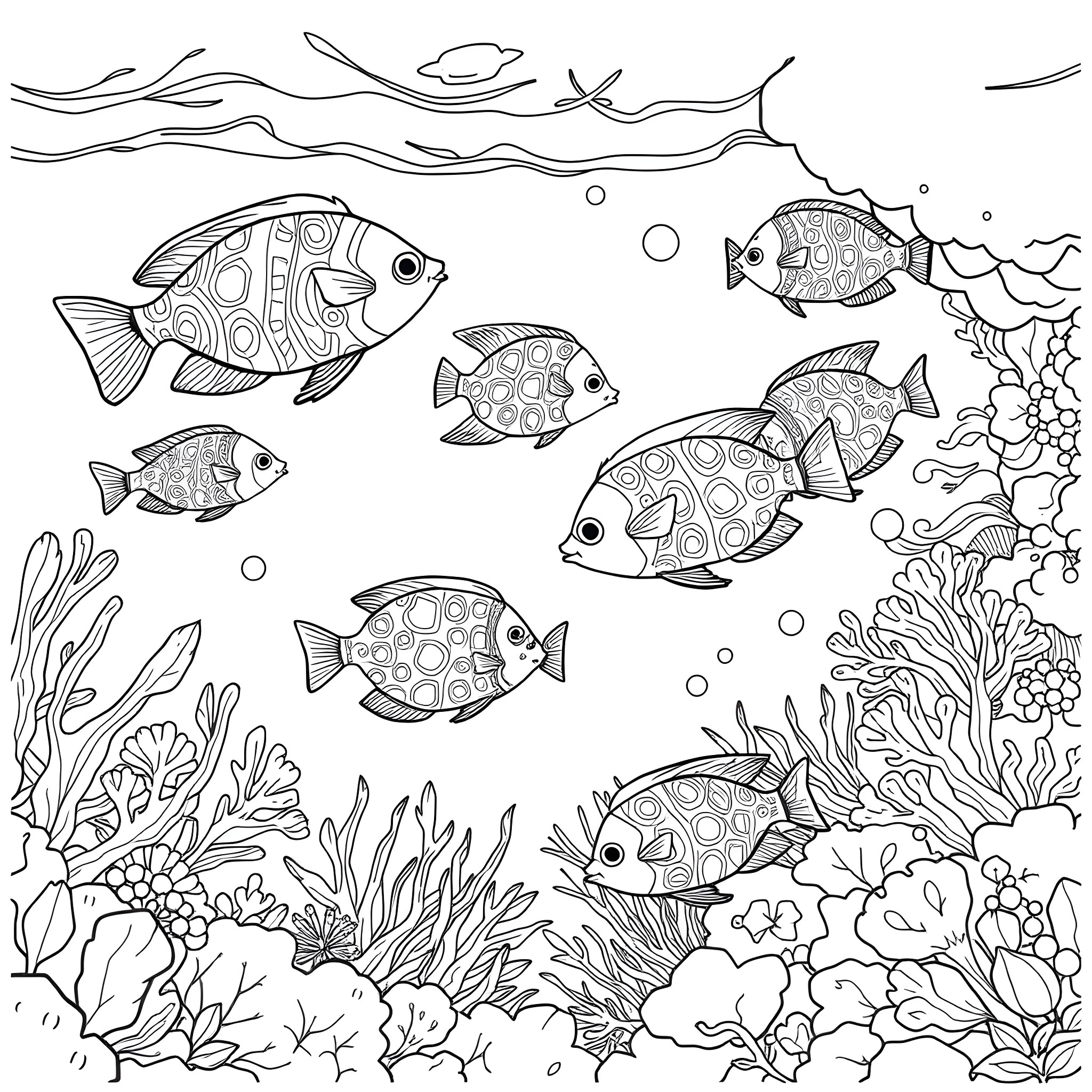 81 Best Fish Coloring Pages (Free Printable PDFs)