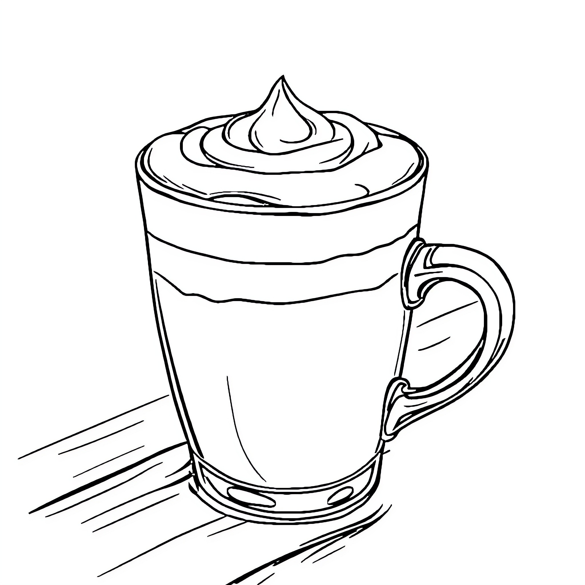 Capuchin monk enjoys a warm beverage Coloring Page (free black-and-white line drawing printable PDF for all, from beginners to advanced learners, including children, teens, adults, and seniors)