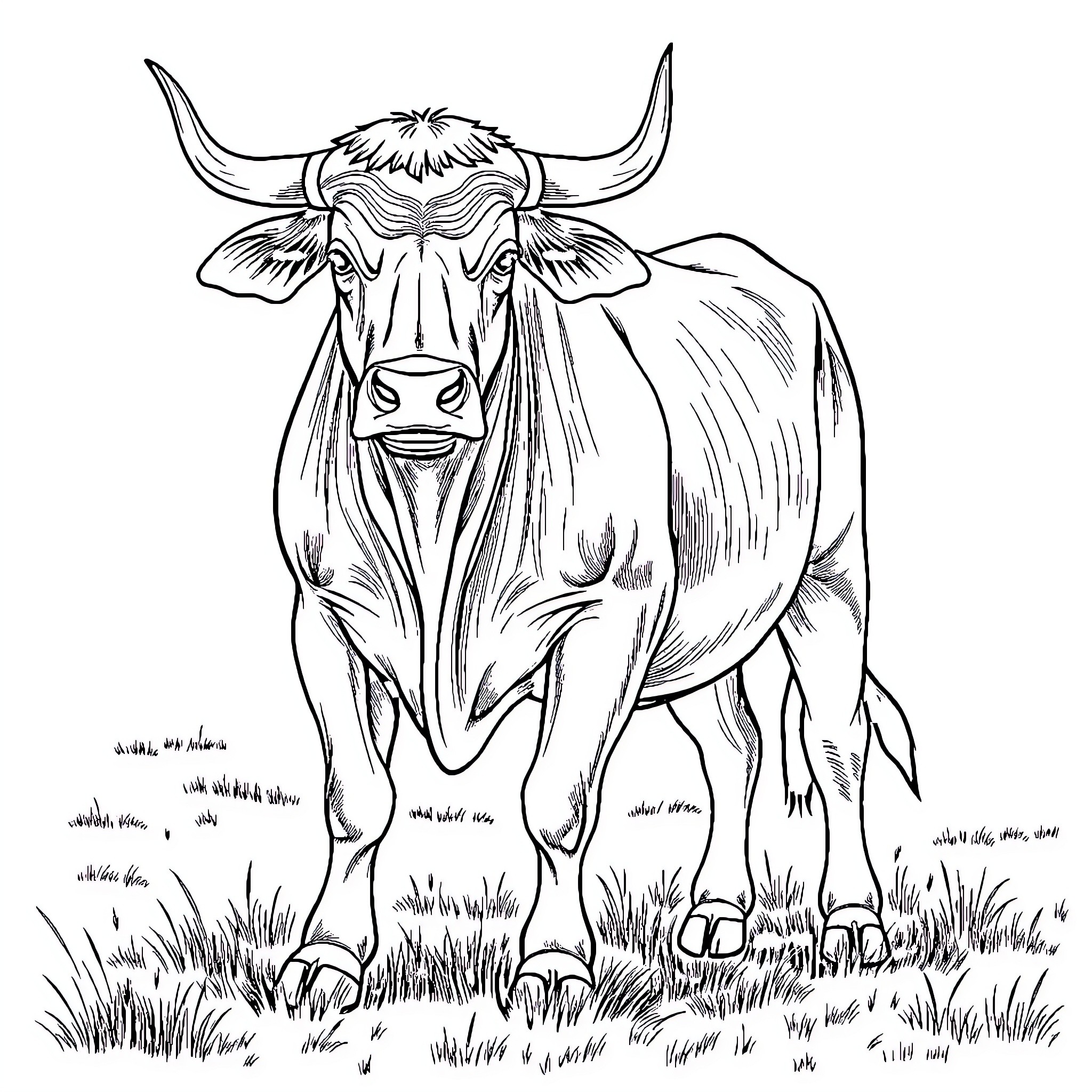 Best Bull Coloring Pages Free Printable PDF 