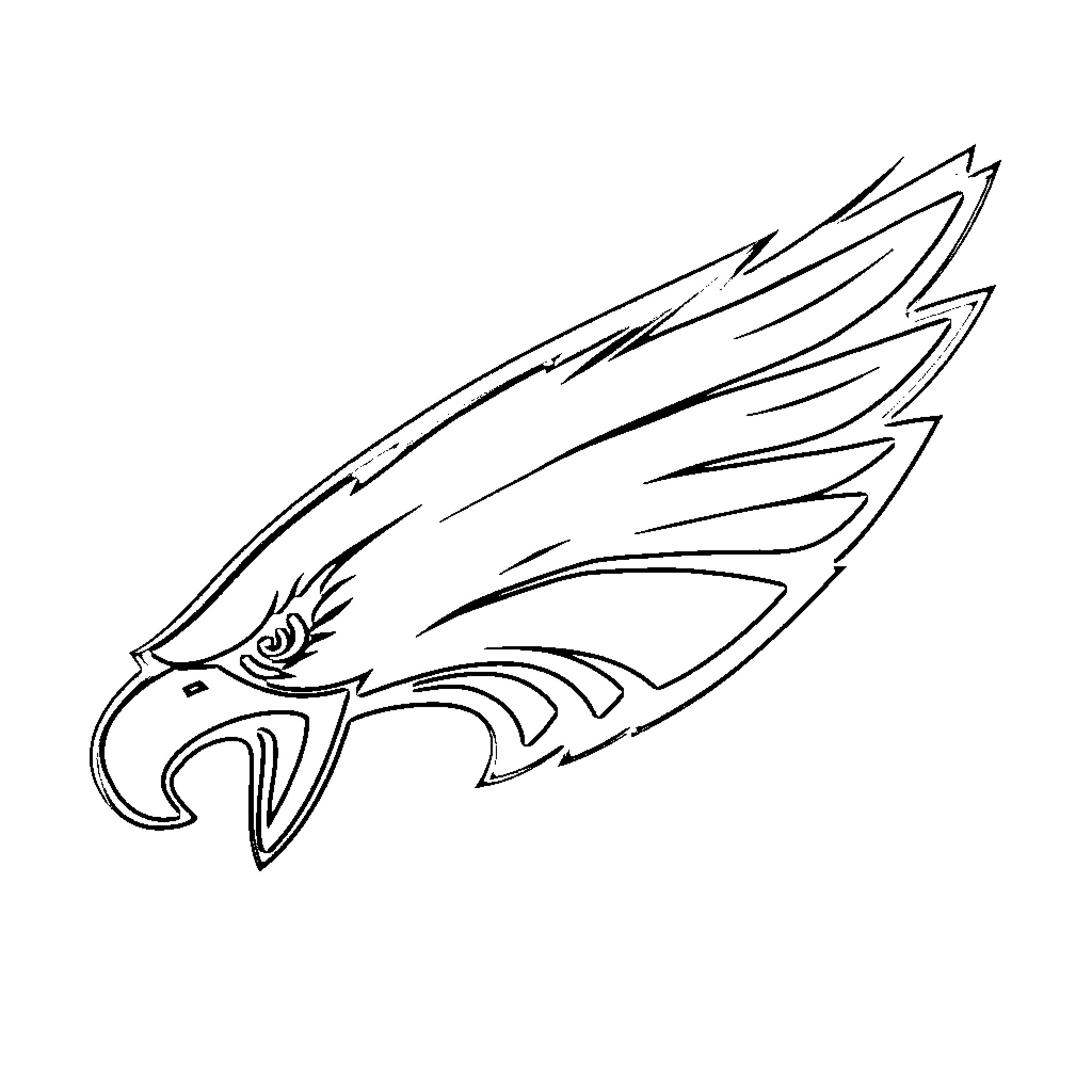 Eagles soaring with fierce expressions Coloring Page (free black-and-white line drawing printable PDF for all, from beginners to advanced learners, including children, teens, adults, and seniors)