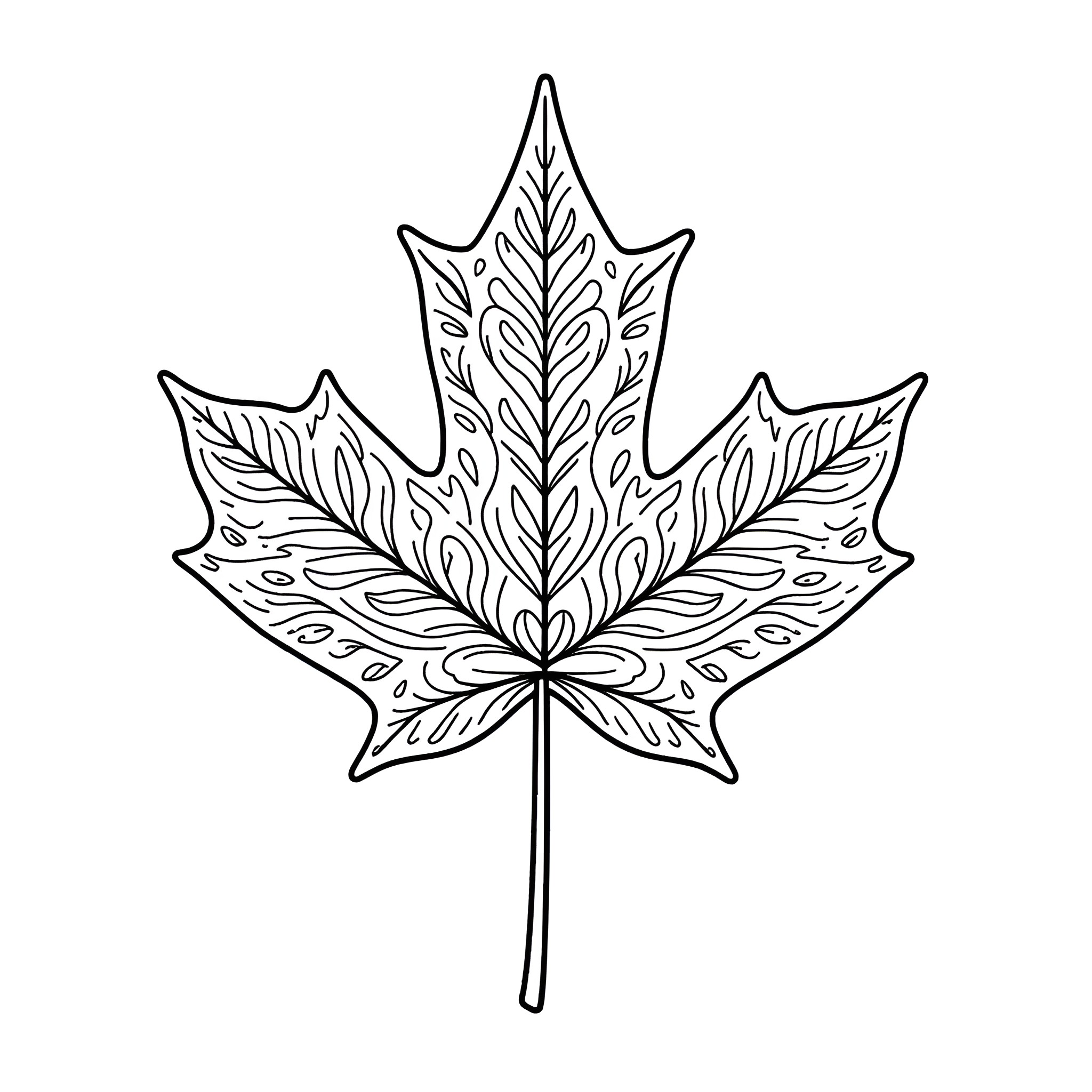 4 Best Maple Leaf Coloring Pages (Free Printable PDFs)
