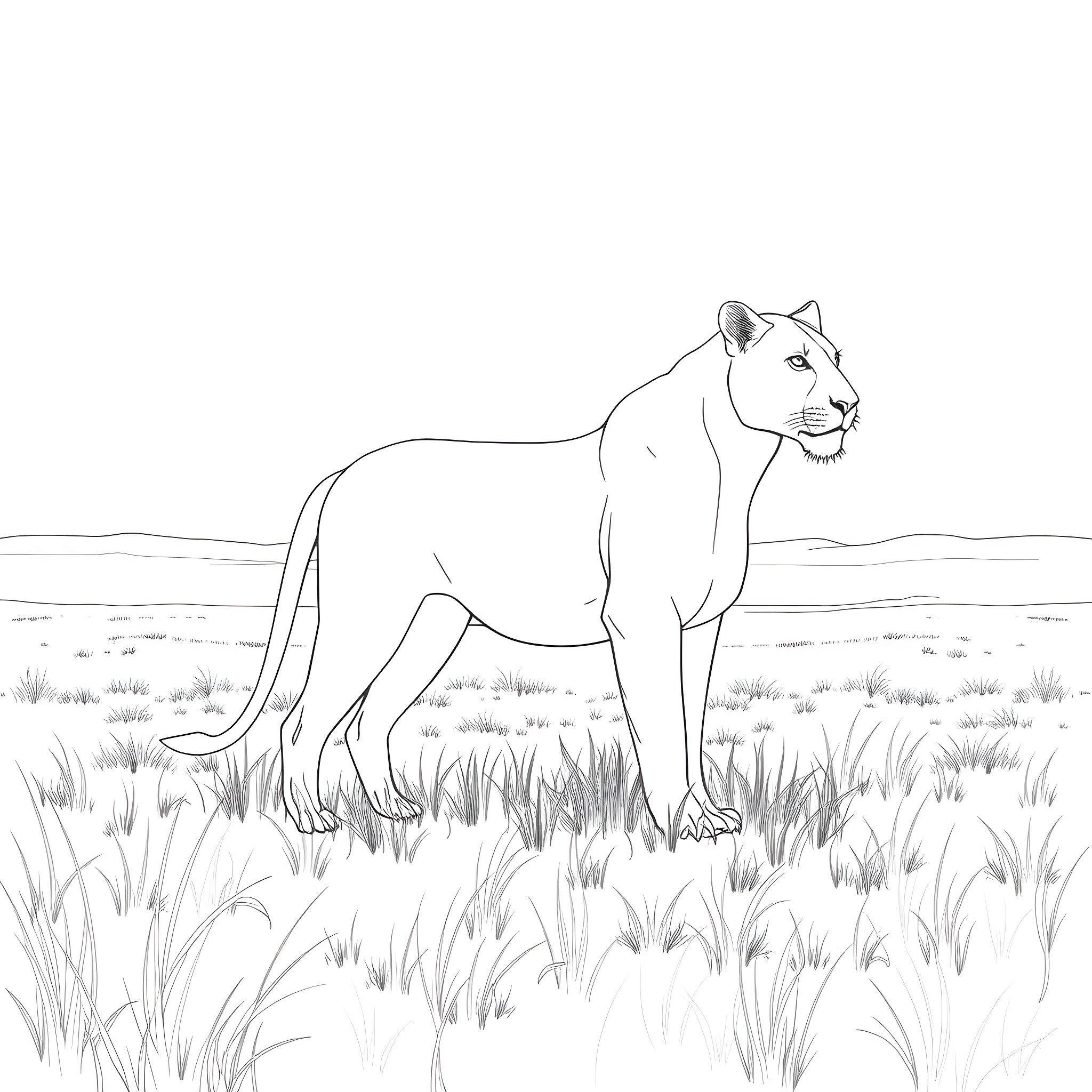 31 Best Lioness Coloring Pages (Free Printable PDFs)