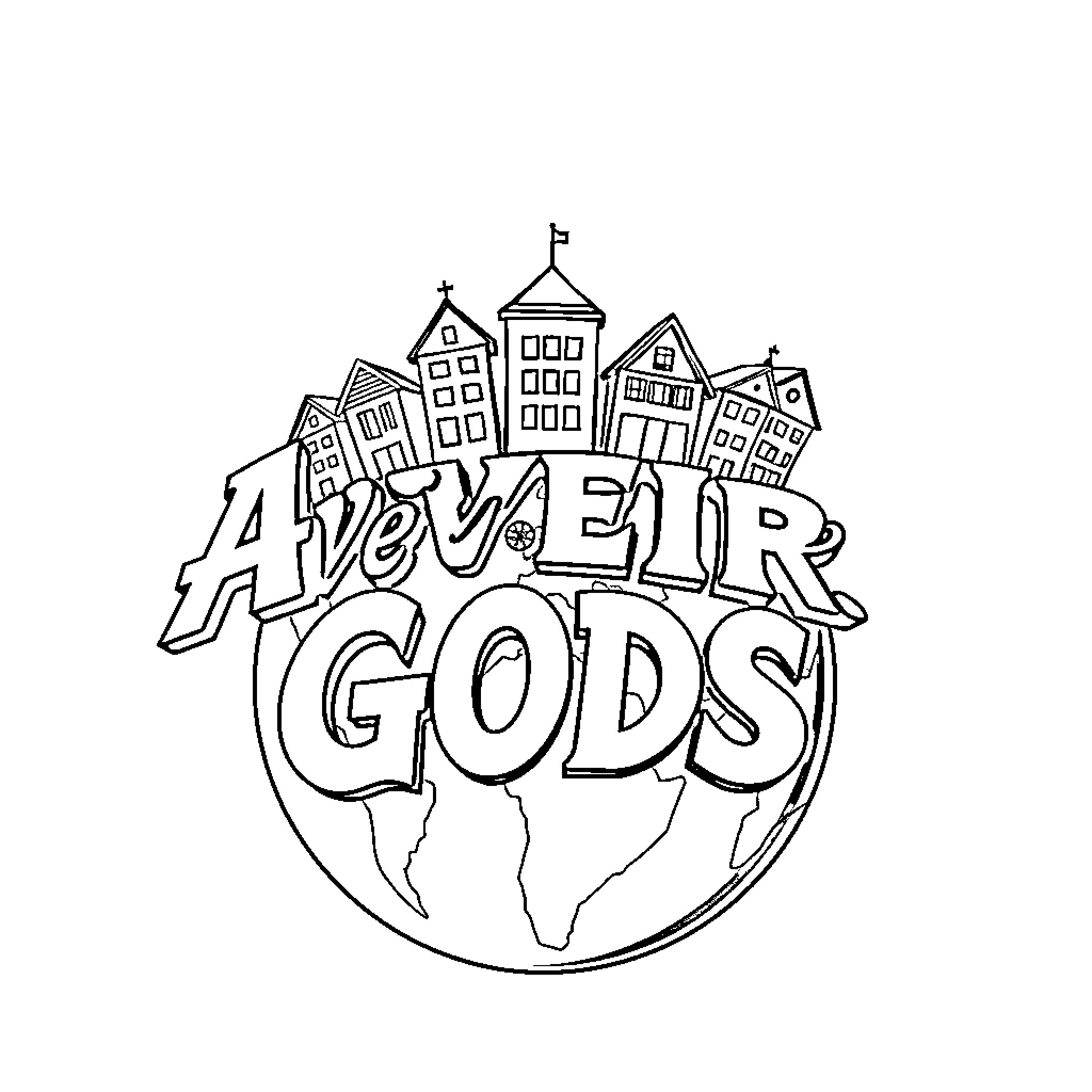 God's Favorite Dwelling Places Coloring Page (free black-and-white line drawing printable PDF for all, from beginners to advanced learners, including children, teens, adults, and seniors)