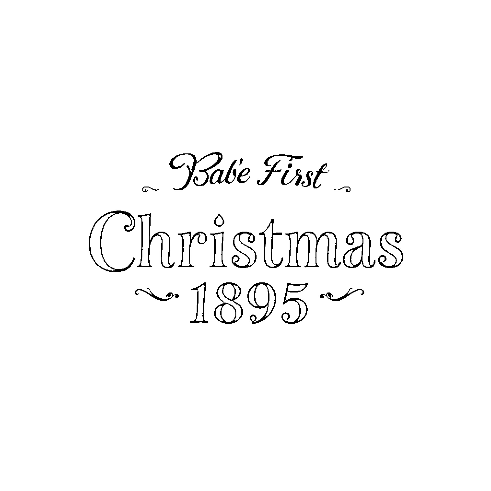 Christmas Celebration in 1895 Coloring Page (free black-and-white line drawing printable PDF for all, from beginners to advanced learners, including children, teens, adults, and seniors)
