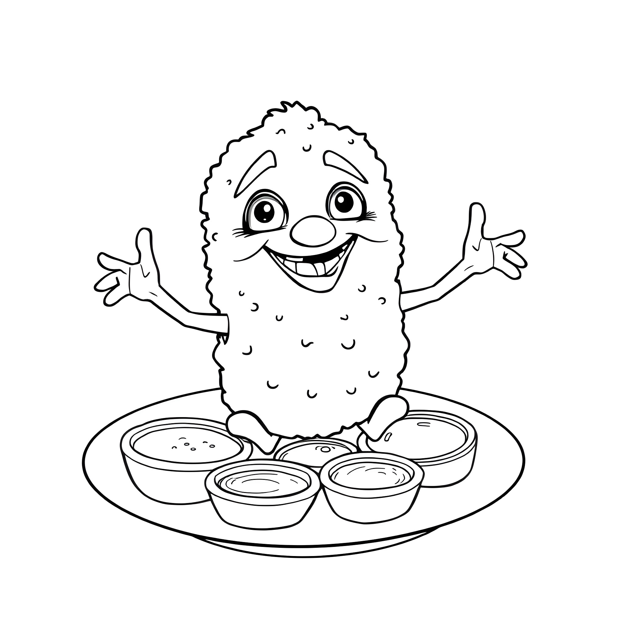 9 Best Chicken Nugget Coloring Pages (Free Printable PDFs)