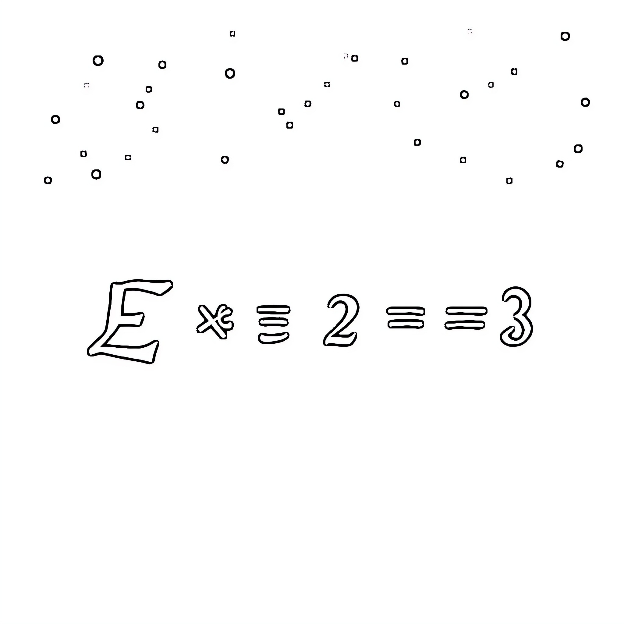 Mathematical Equation Expressing Simplification Process Coloring Page (free black-and-white line drawing printable PDF for all, from beginners to advanced learners, including children, teens, adults, and seniors)