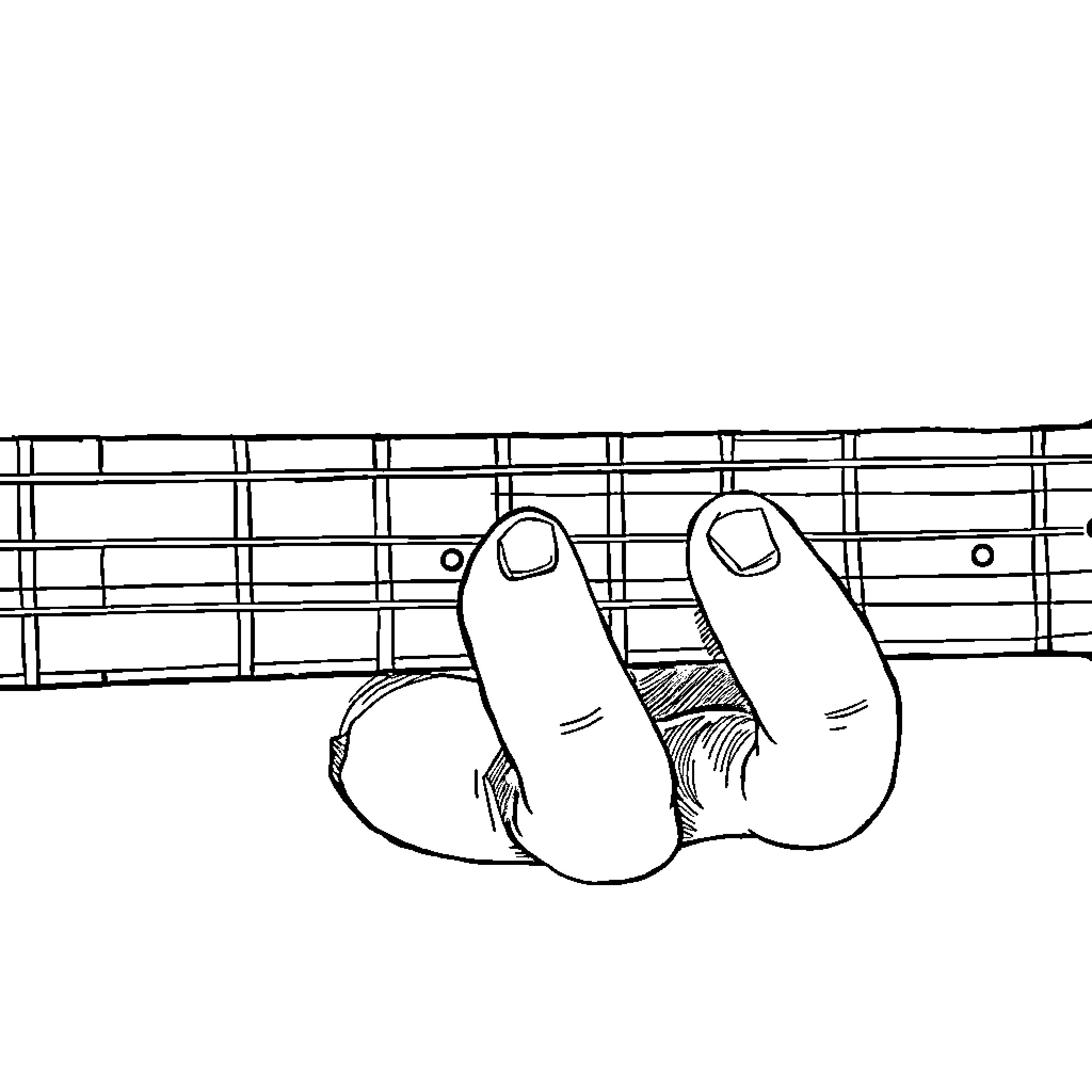 Chord Progression of Musical Instruments Coloring Page (free black-and-white line drawing printable PDF for all, from beginners to advanced learners, including children, teens, adults, and seniors)