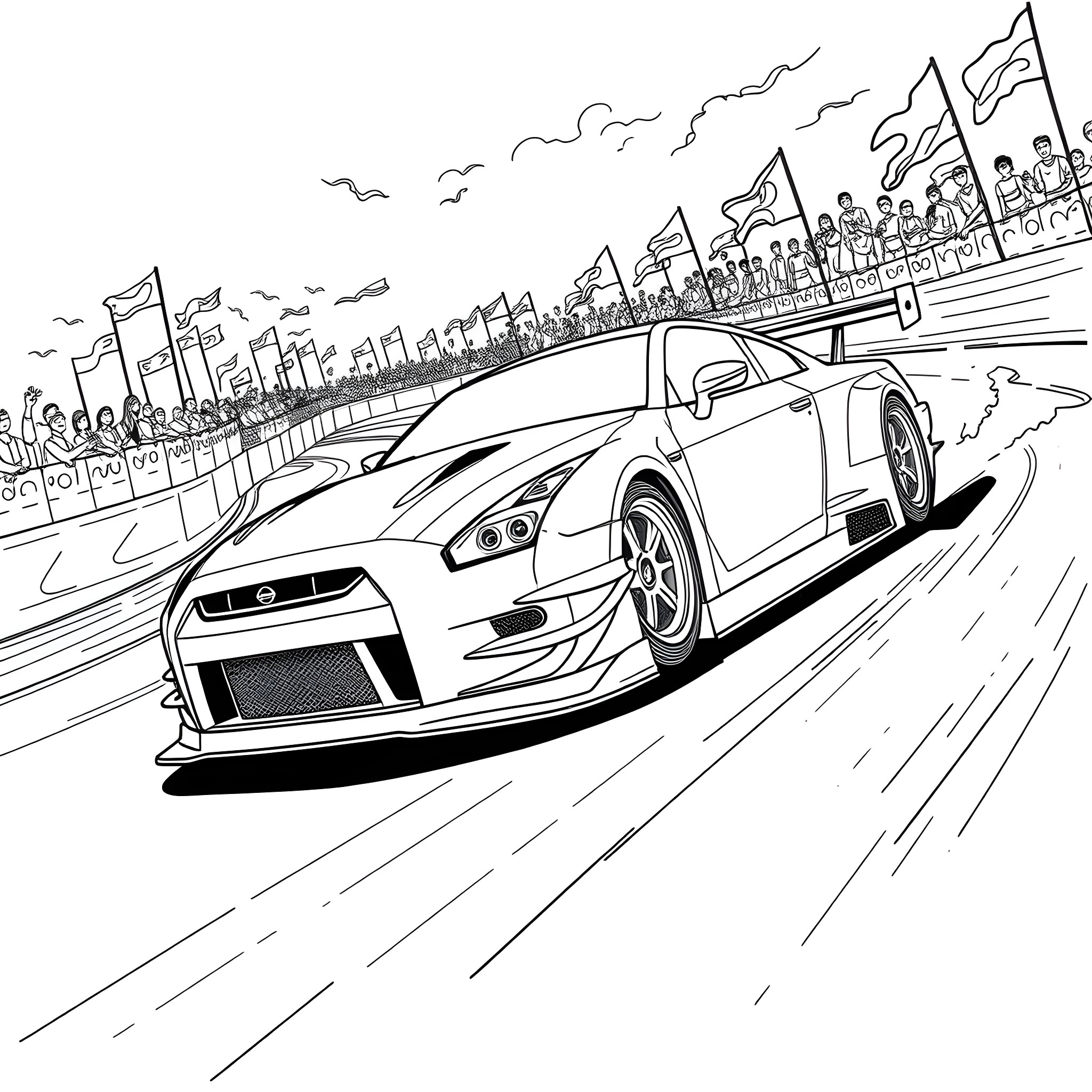 29 Best Nissan Skyline Coloring Pages (Free Printable PDFs)
