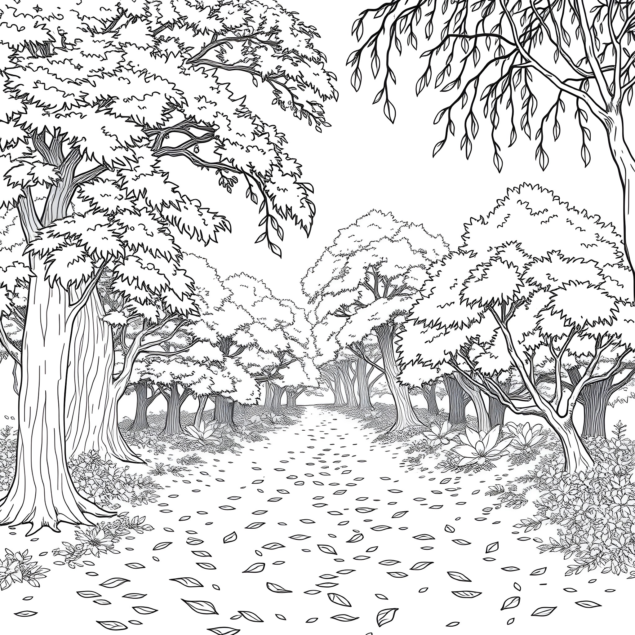 126 Best Nature Coloring Pages (Free Printable PDFs)