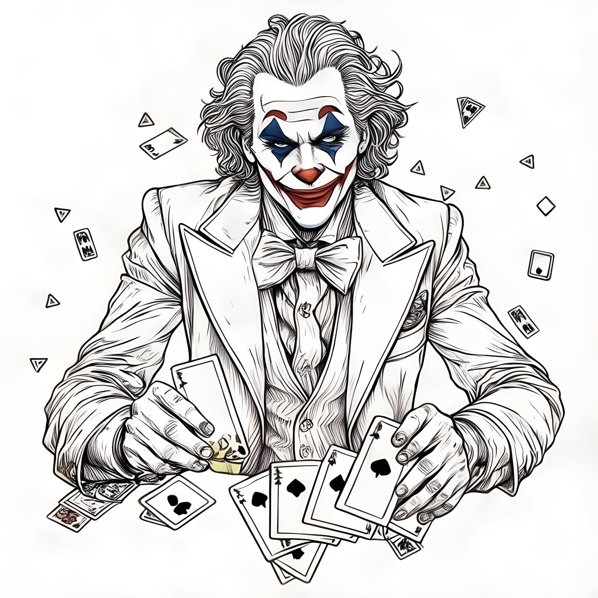 22 Best Joker Coloring Pages (Free Printable PDFs)