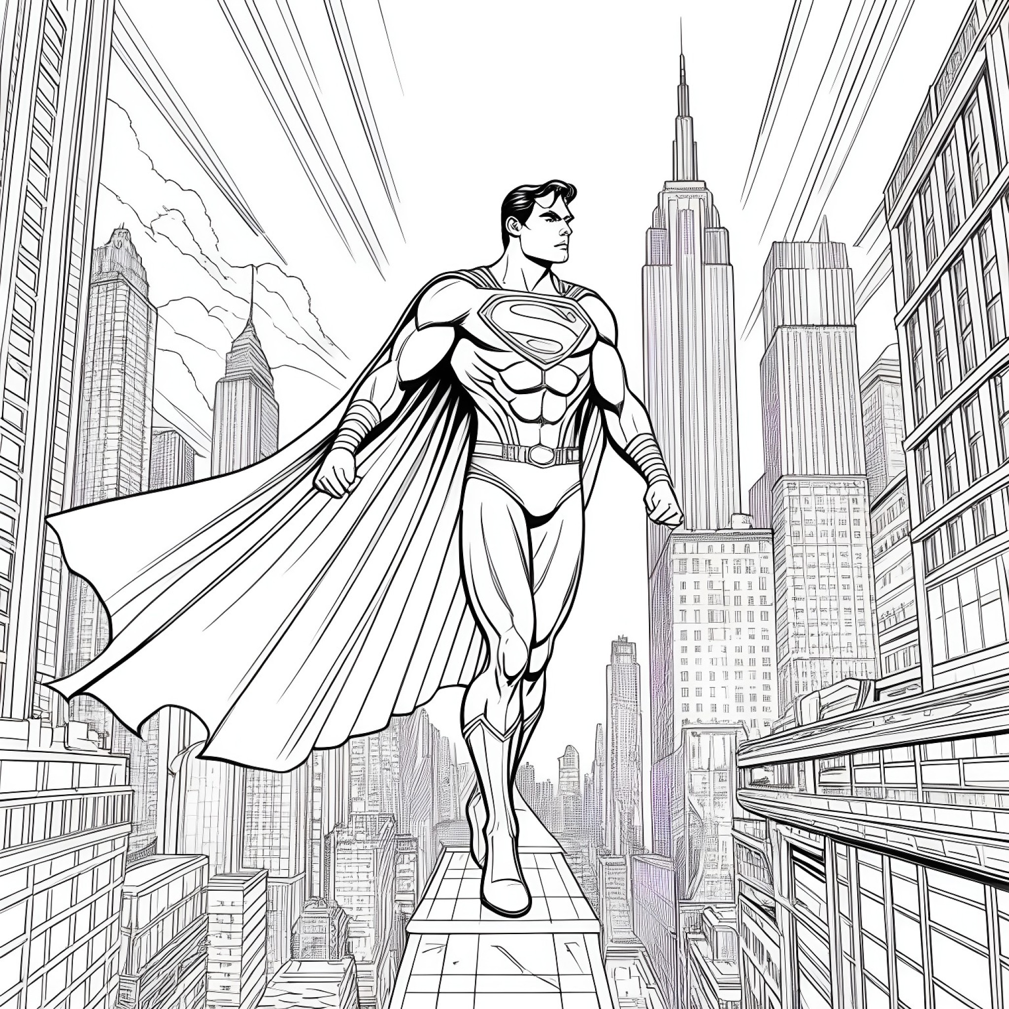 13 Best Superman Coloring Pages (Free Printable PDFs)