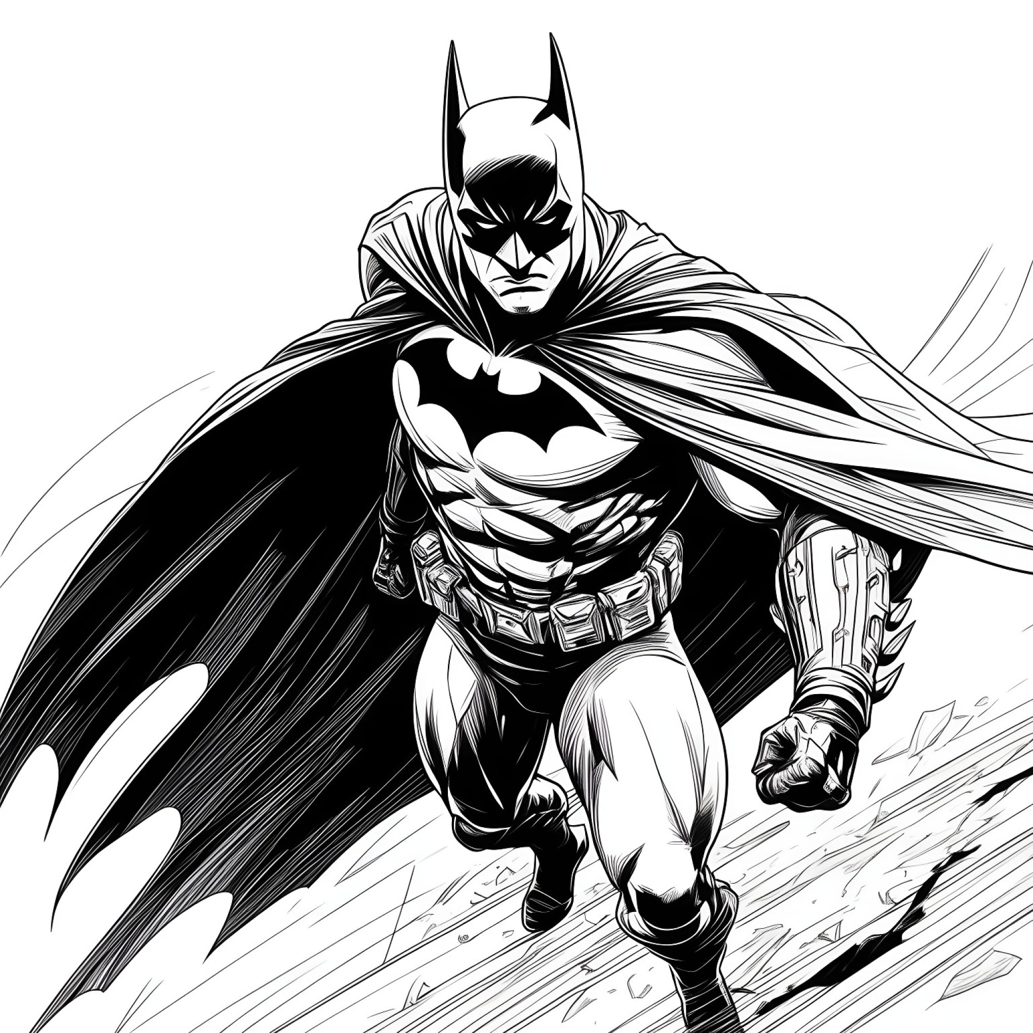 Best Batman Coloring Pages (Free Printable PDF)