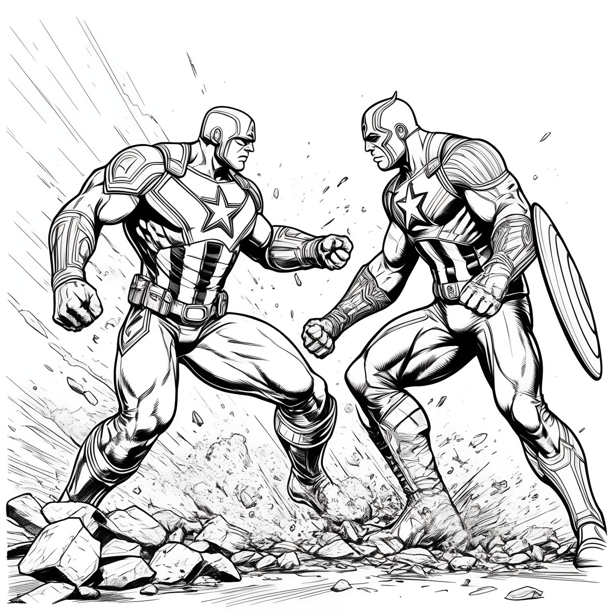 18 Best Captain America Coloring Pages (Free Printable PDFs)