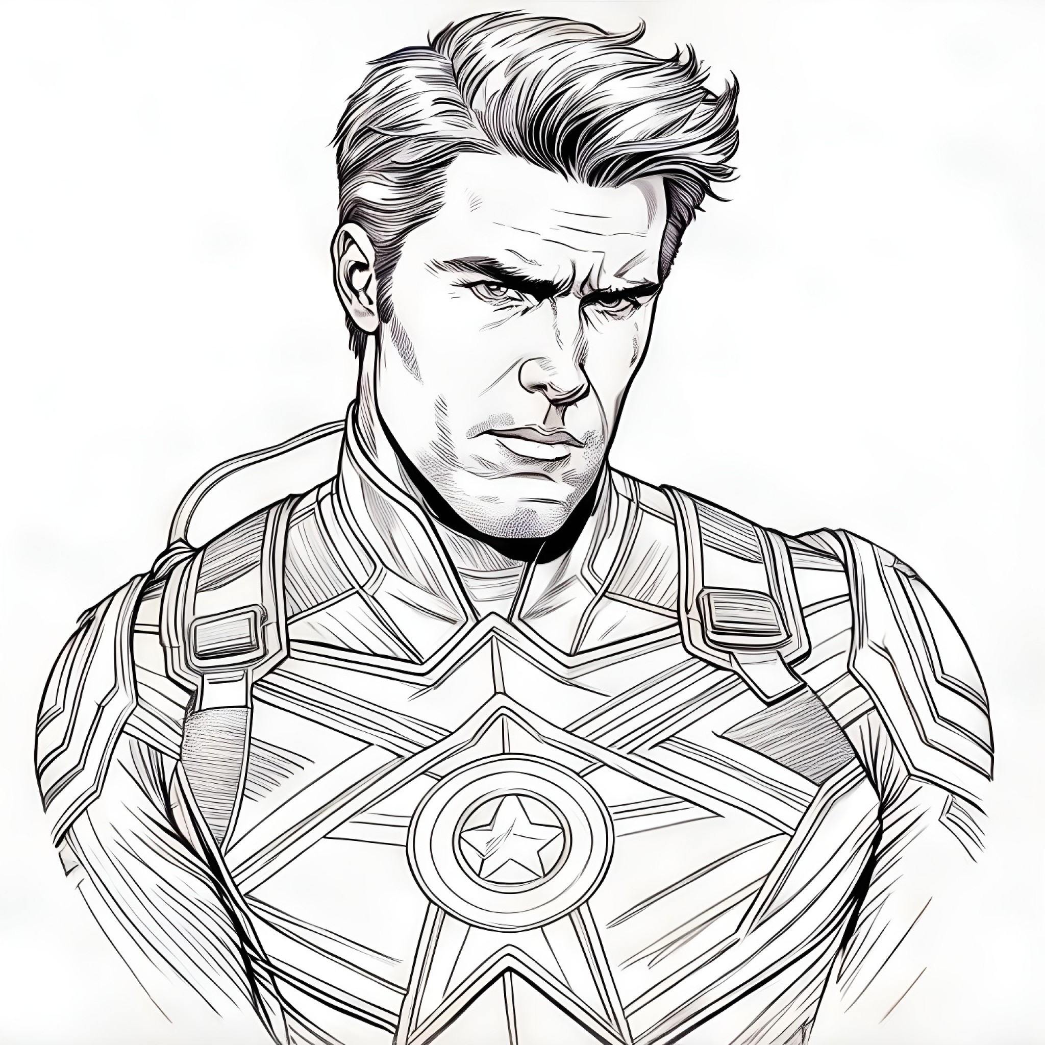 18 Best Captain America Coloring Pages (Free Printable PDFs)