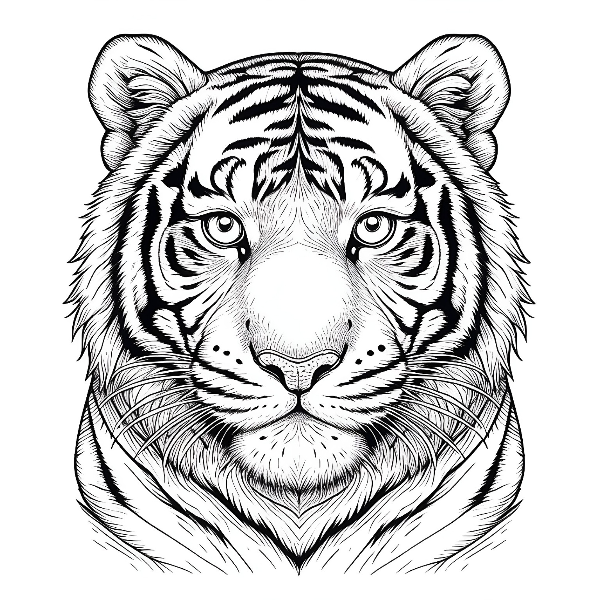 18 Best Tiger Coloring Pages (Free Printable PDFs)