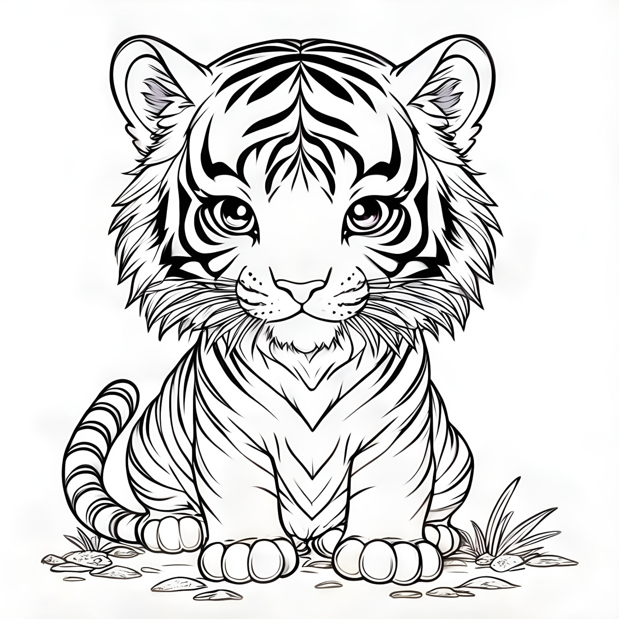 18 Best Tiger Coloring Pages (Free Printable PDFs)