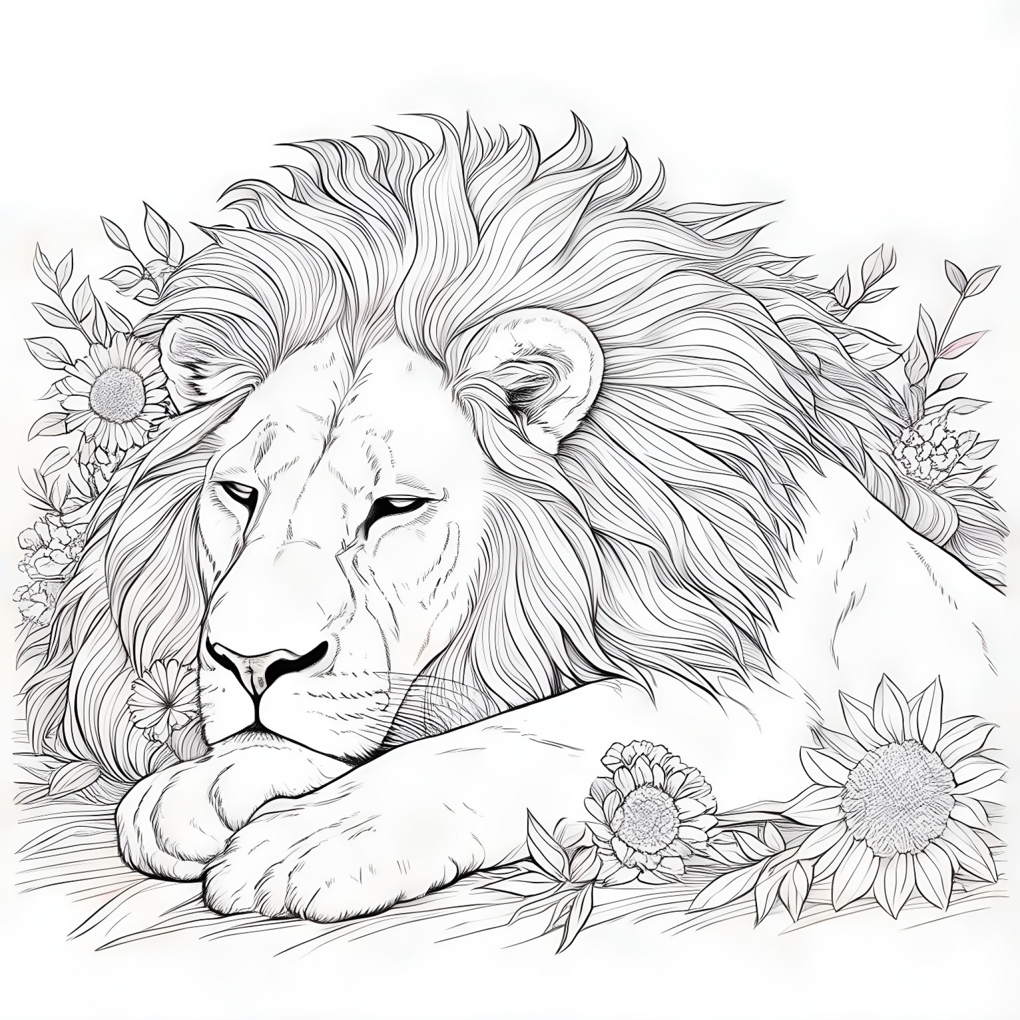 36 Best Lion Coloring Pages (Free Printable PDFs)