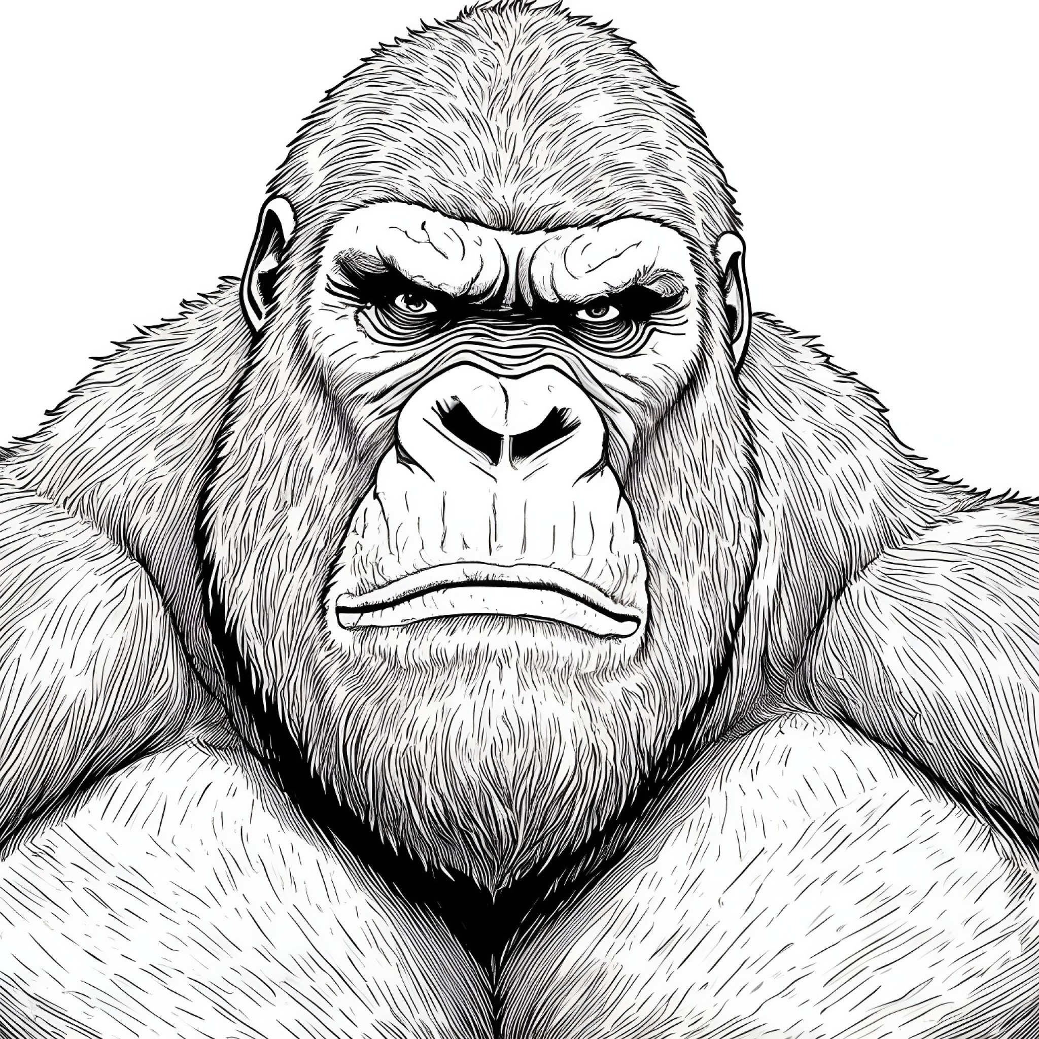 19 Best King Kong Coloring Pages (Free Printable PDFs)