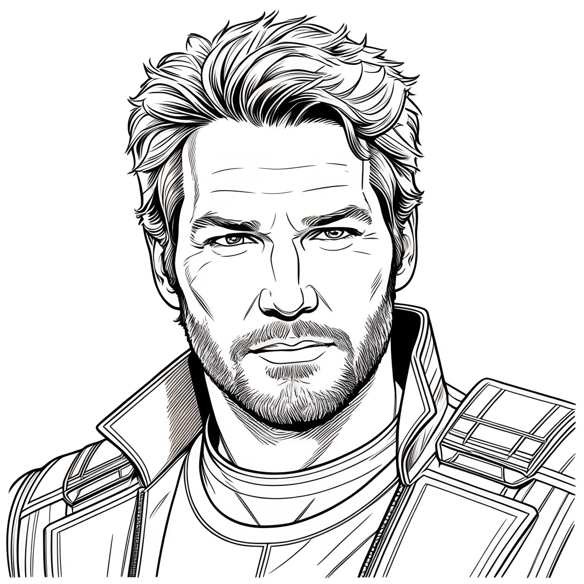 20 star lord coloring pages for adults free printable pdfs 