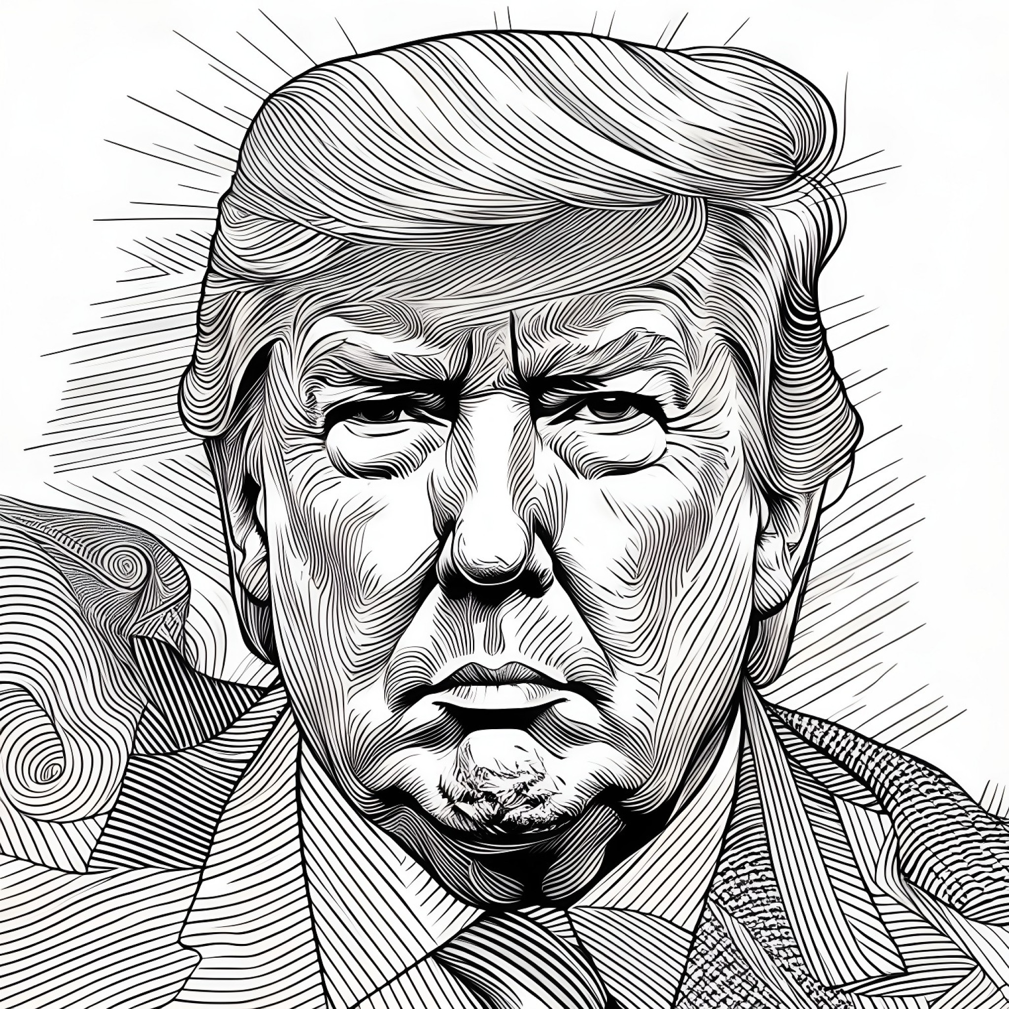 24 Best Donald Trump Coloring Pages (Free Printable PDFs)