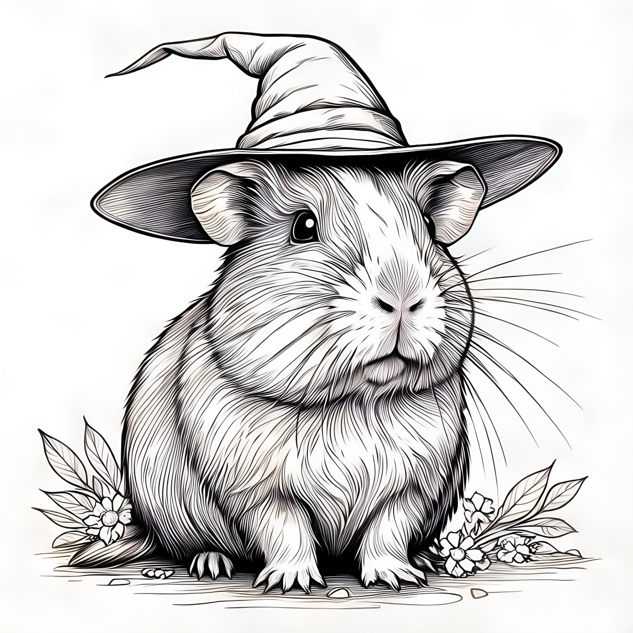 22 Best Guinea Pig Coloring Pages (Free Printable PDFs)